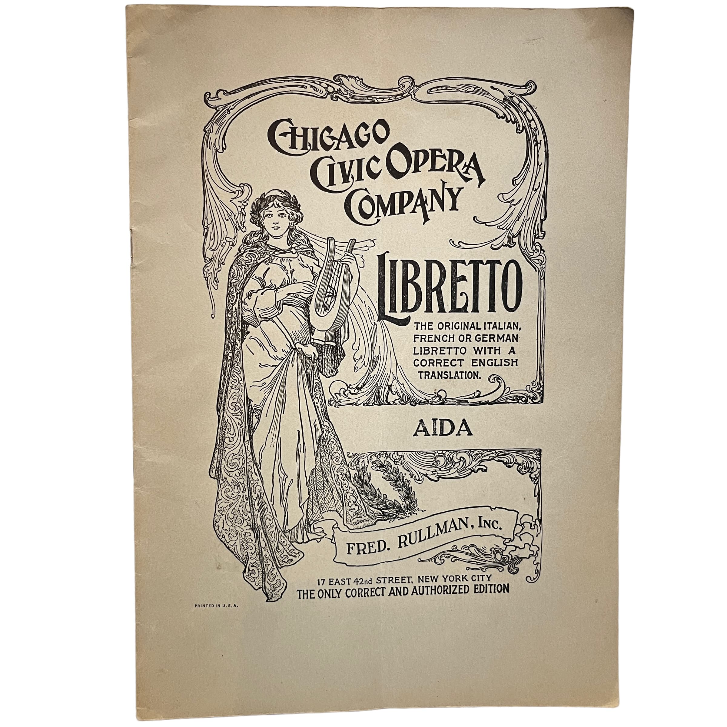 Victorian Aida Program & Libretto - Regular - Thumbnail 3