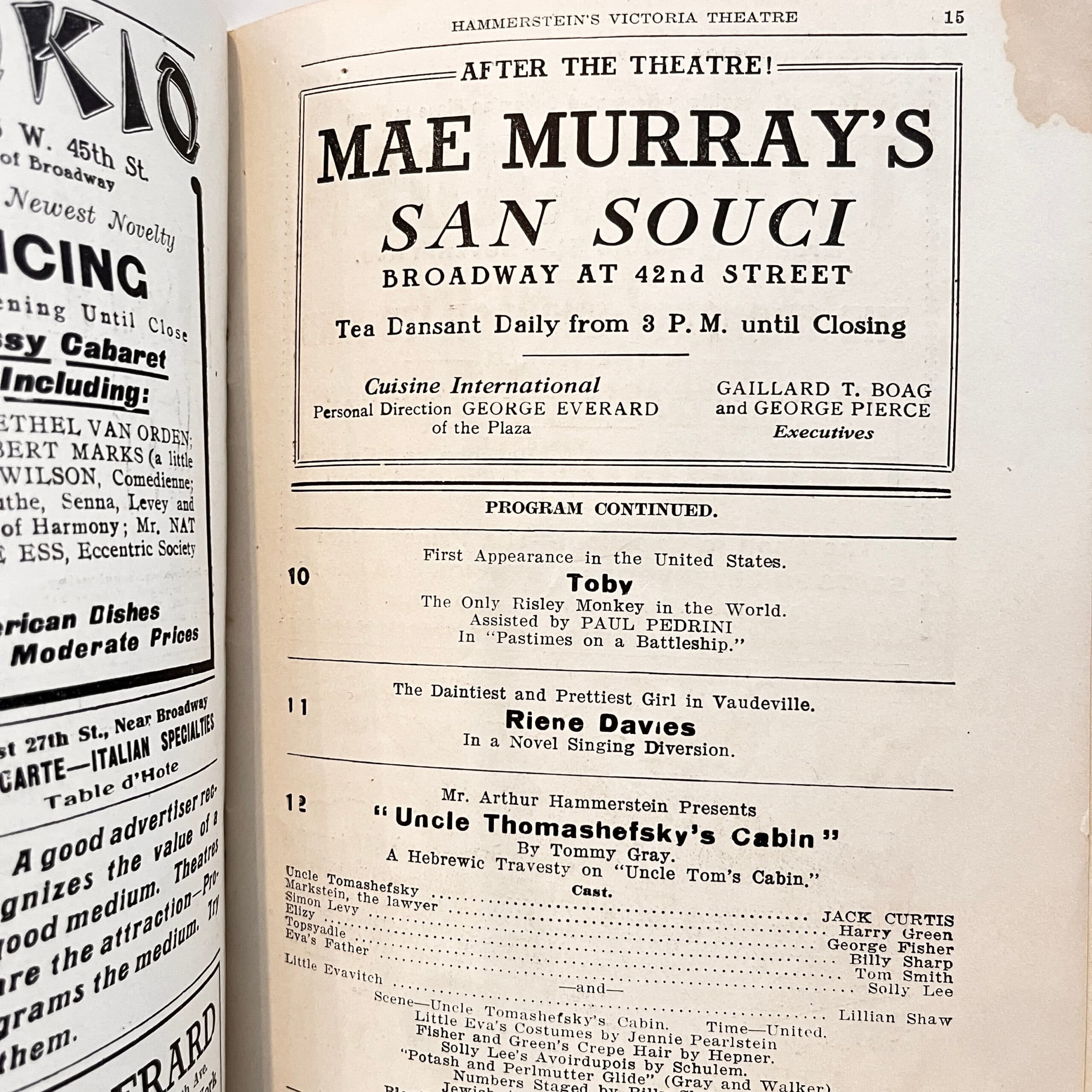 Antique Hammerstein’s Victoria Program - Regular - Thumbnail 10