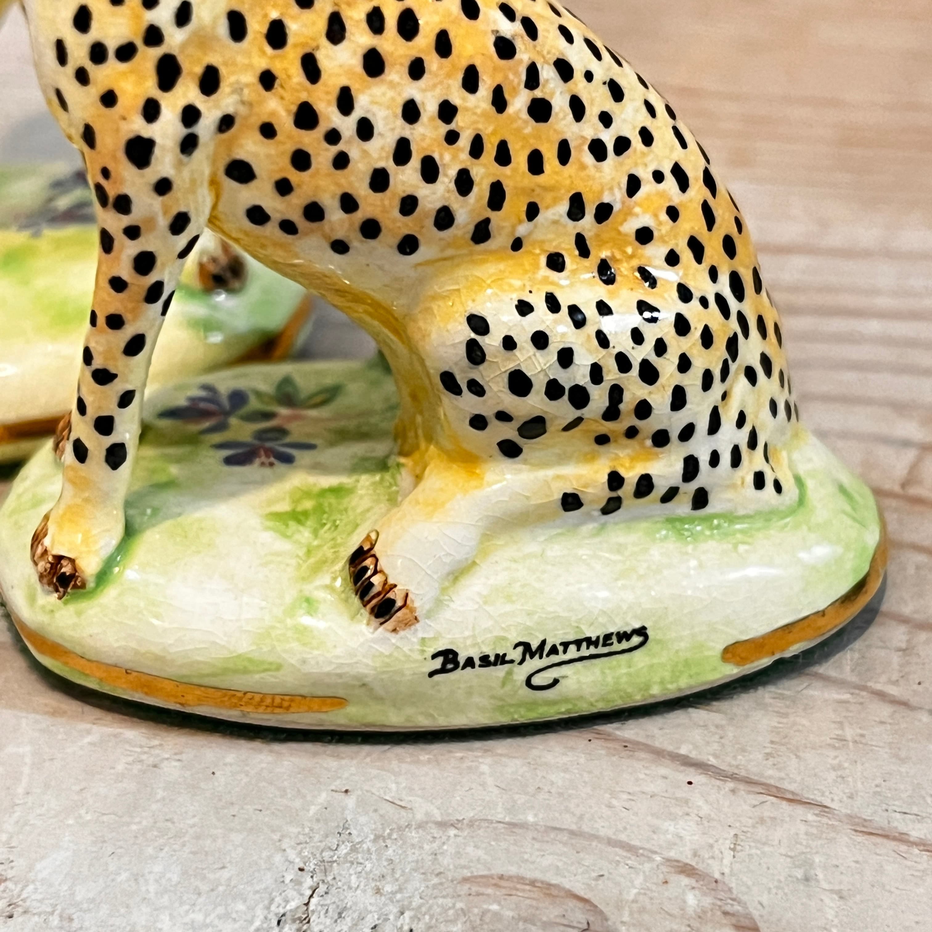 Basil Matthews Cheetah Figurines, Signed Pair — Mid-Century - Regular - Thumbnail 4
