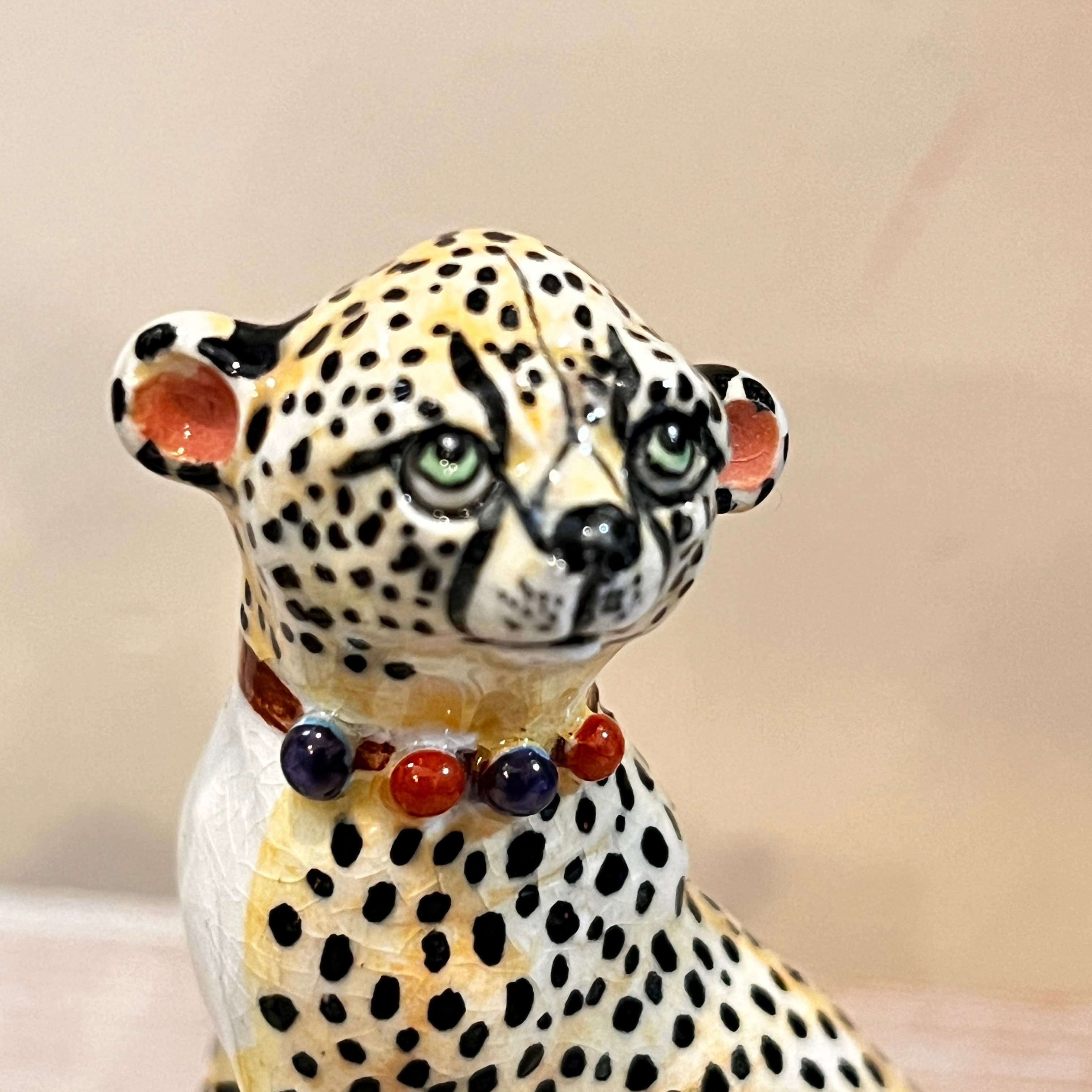 Basil Matthews Cheetah Figurines, Signed Pair — Mid-Century - Regular - Thumbnail 9