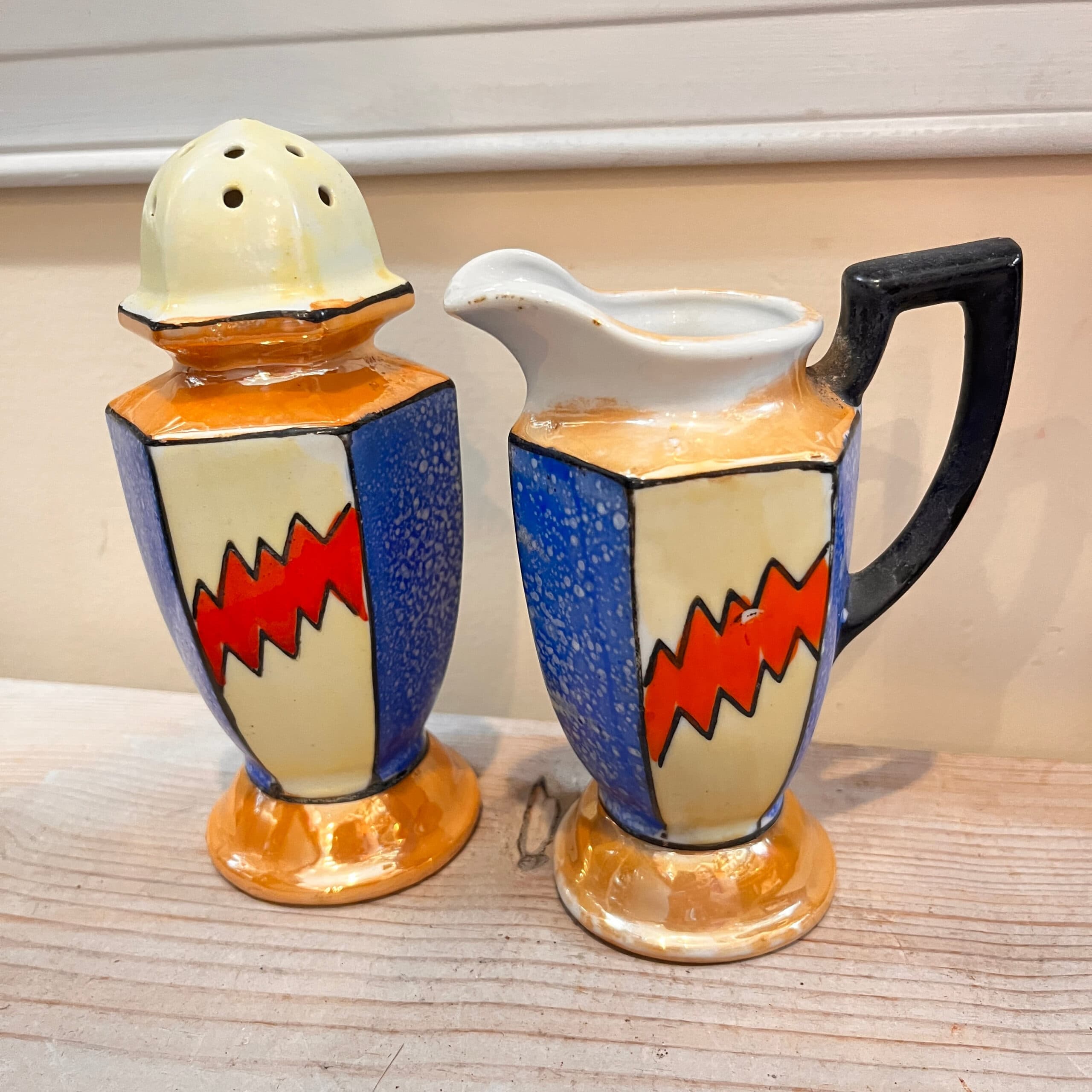 Art Deco Creamer & Sugar Shaker - Regular - Thumbnail 2
