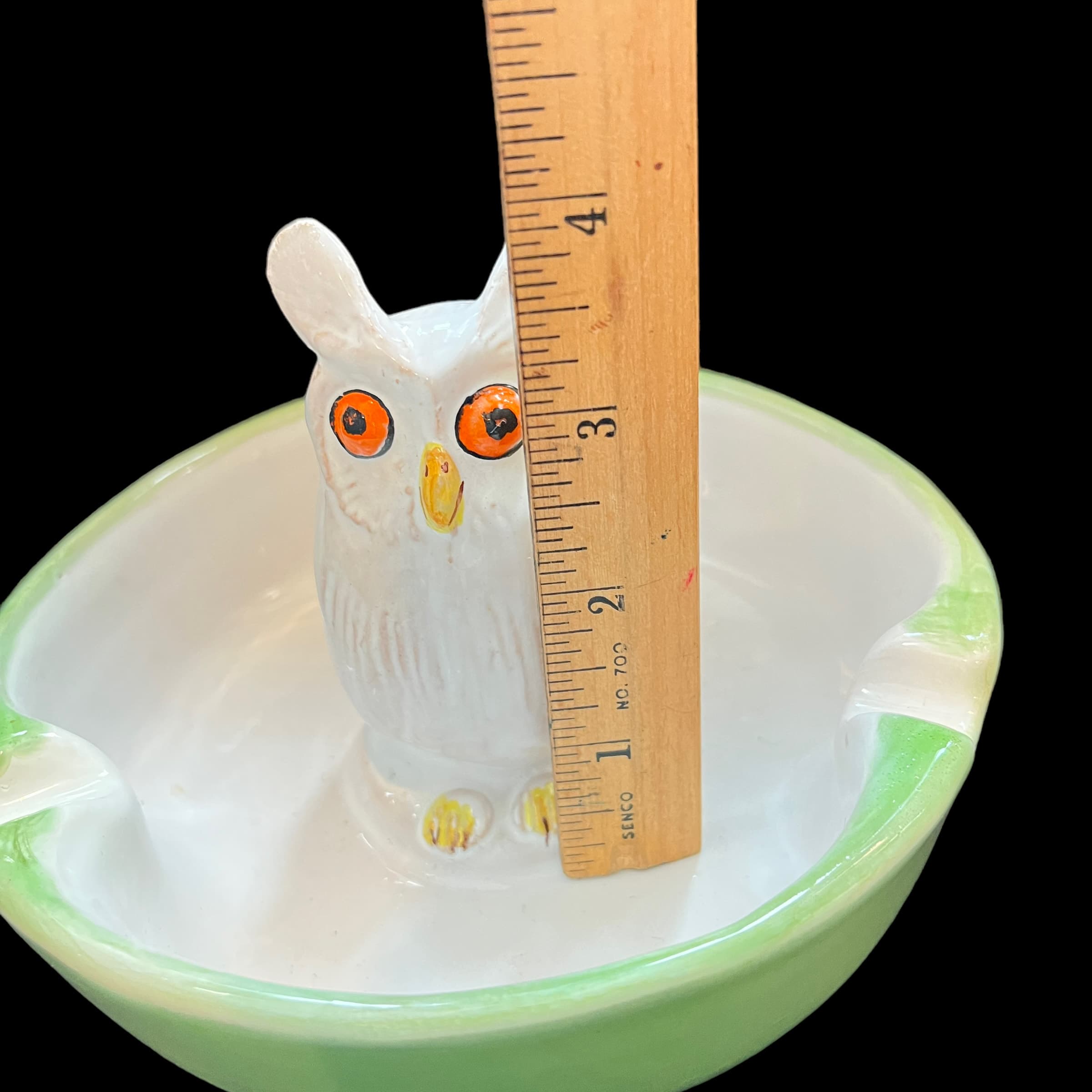 Owl Ashtray -Majolica Italy - Regular - Thumbnail 2