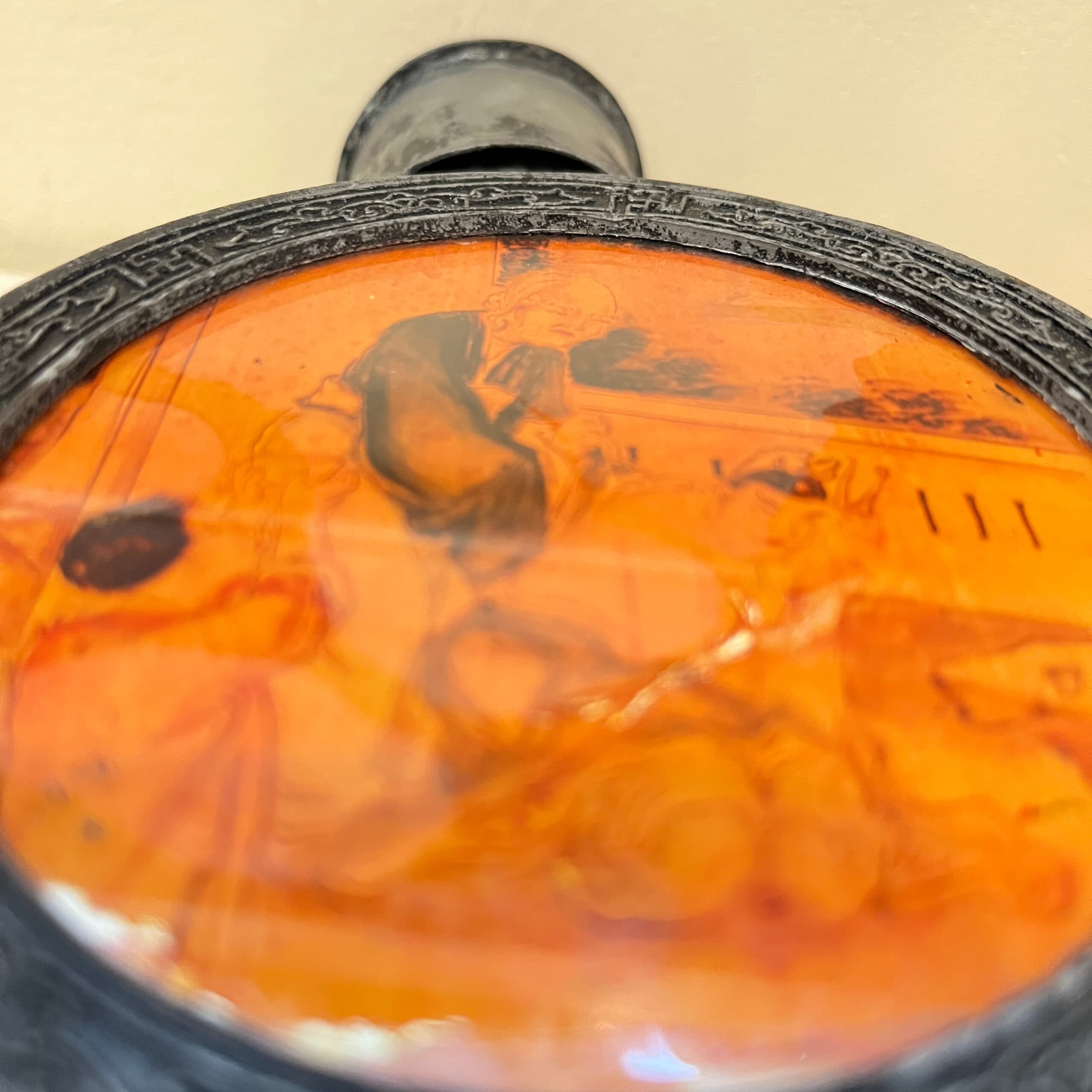 Chinese Tea Box with Lion Handles - Regular - Thumbnail 5