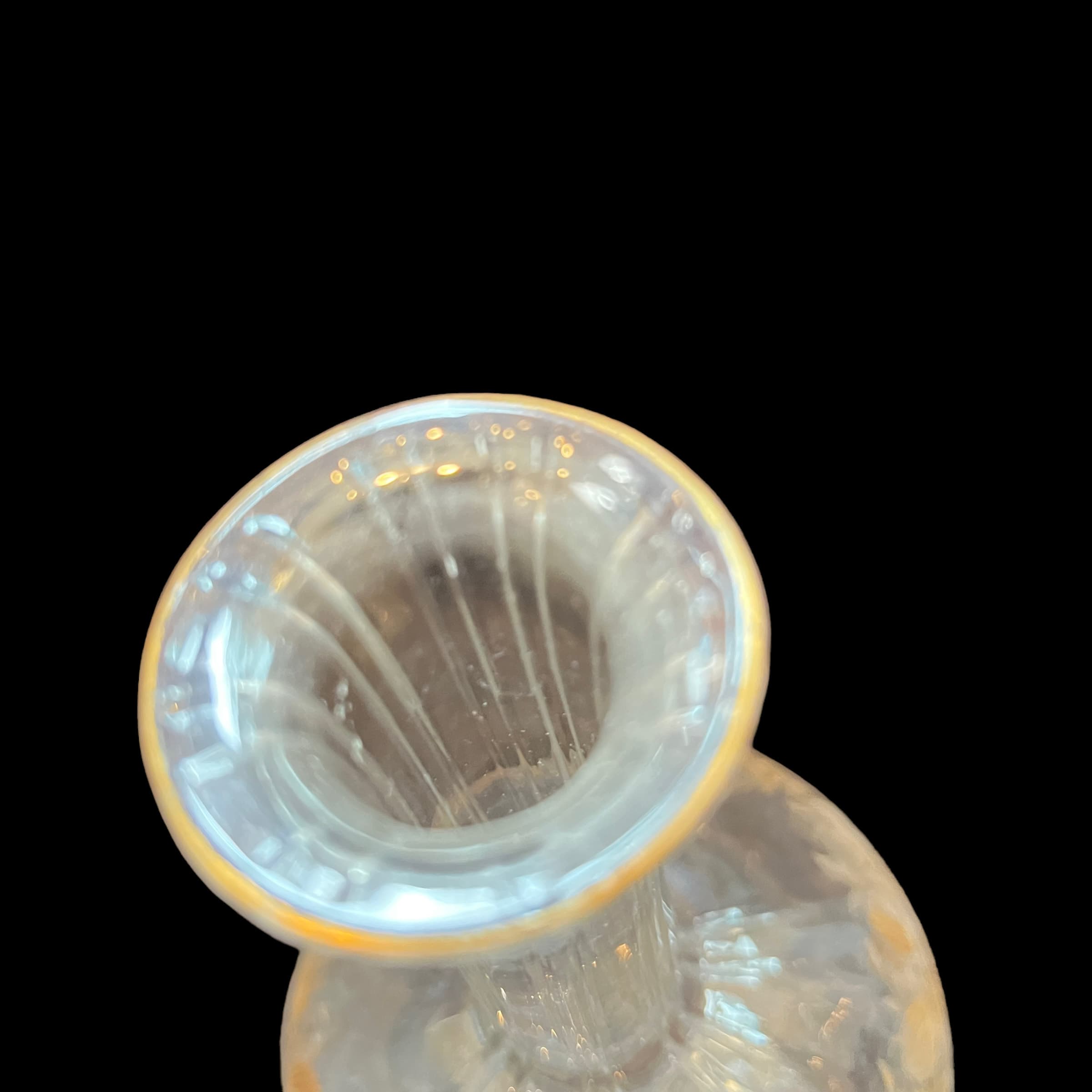 Beautifully etched and gilded Crystal decanter - Regular - Thumbnail 8