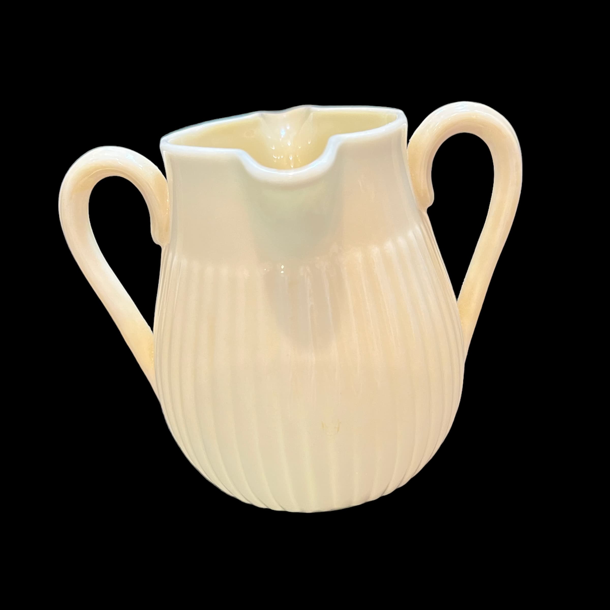 Belleek double handled and spouted Creamer - Regular - Thumbnail 4