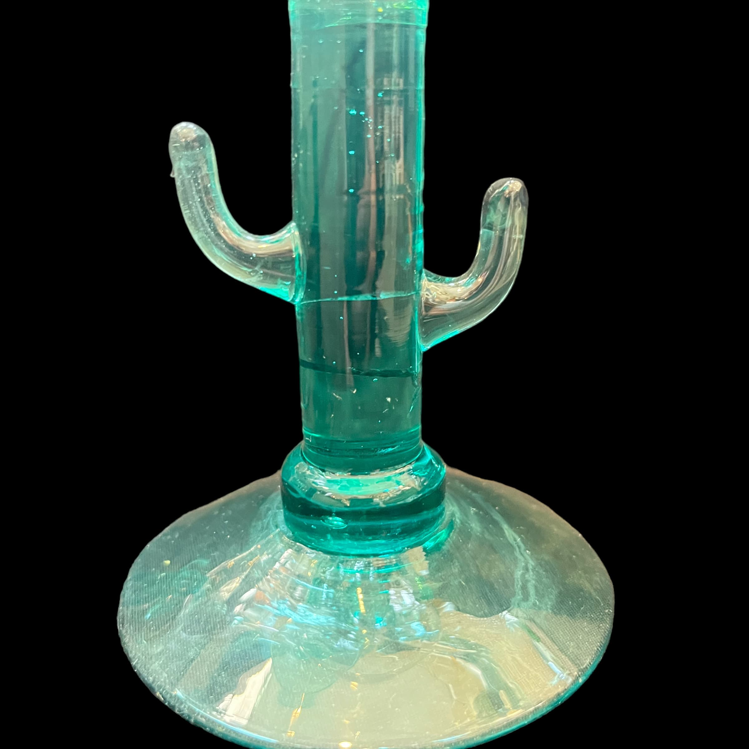 4 Handblown Cactus Margarita GLasses - Regular - Thumbnail 3