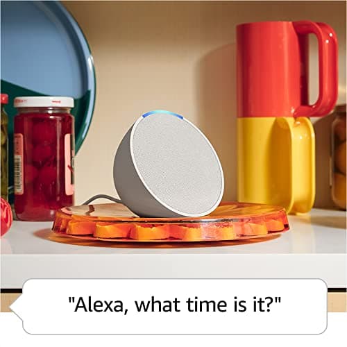 Echo Pop (1st Gen) Full Sound Compact Smart Speaker with Alexa, Charcoal - Thumbnail 7