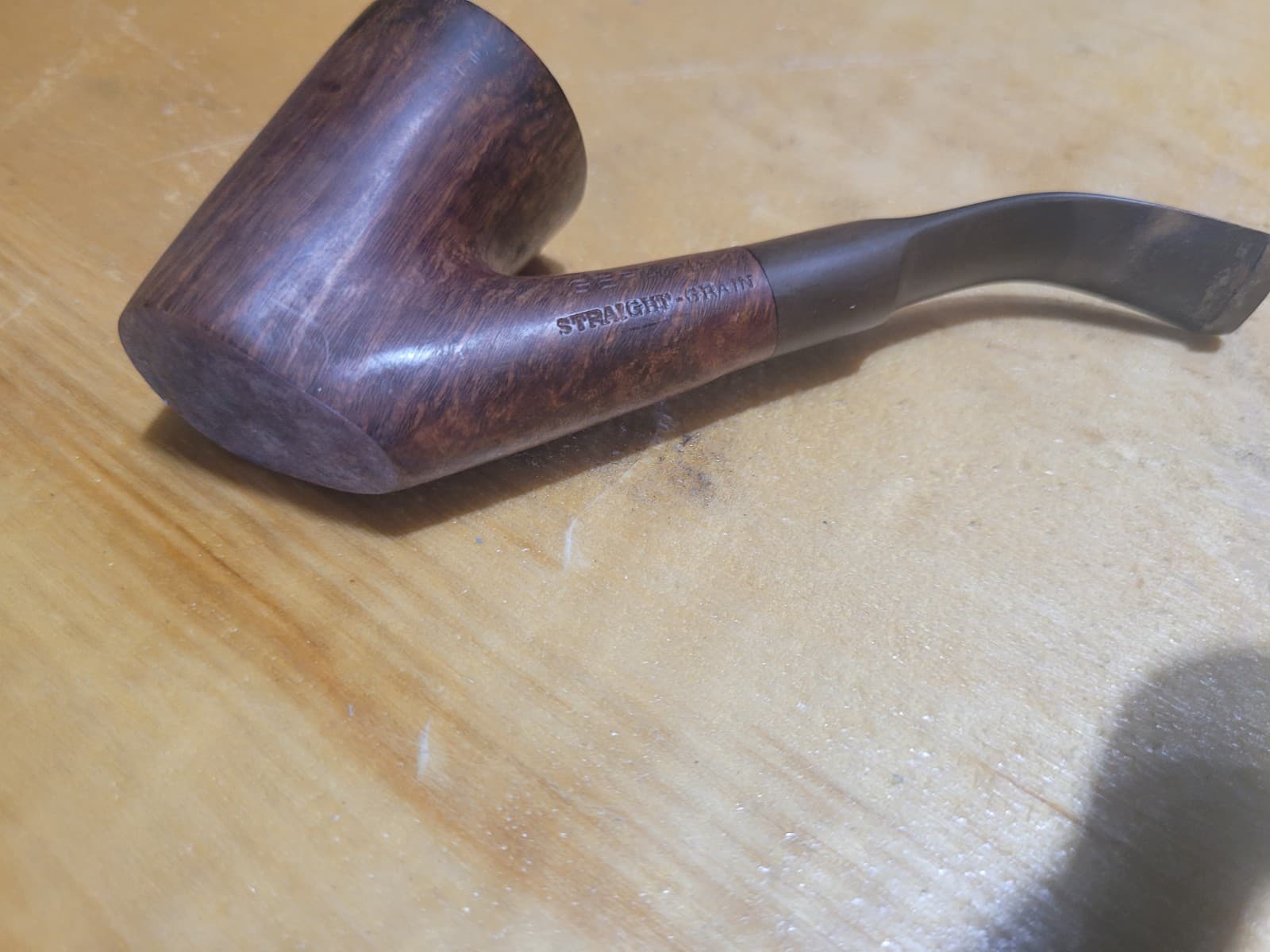 Vintage GEFAPIP Straight Grain Tobacco Smoking Pipe – Made in Germany - Thumbnail 4