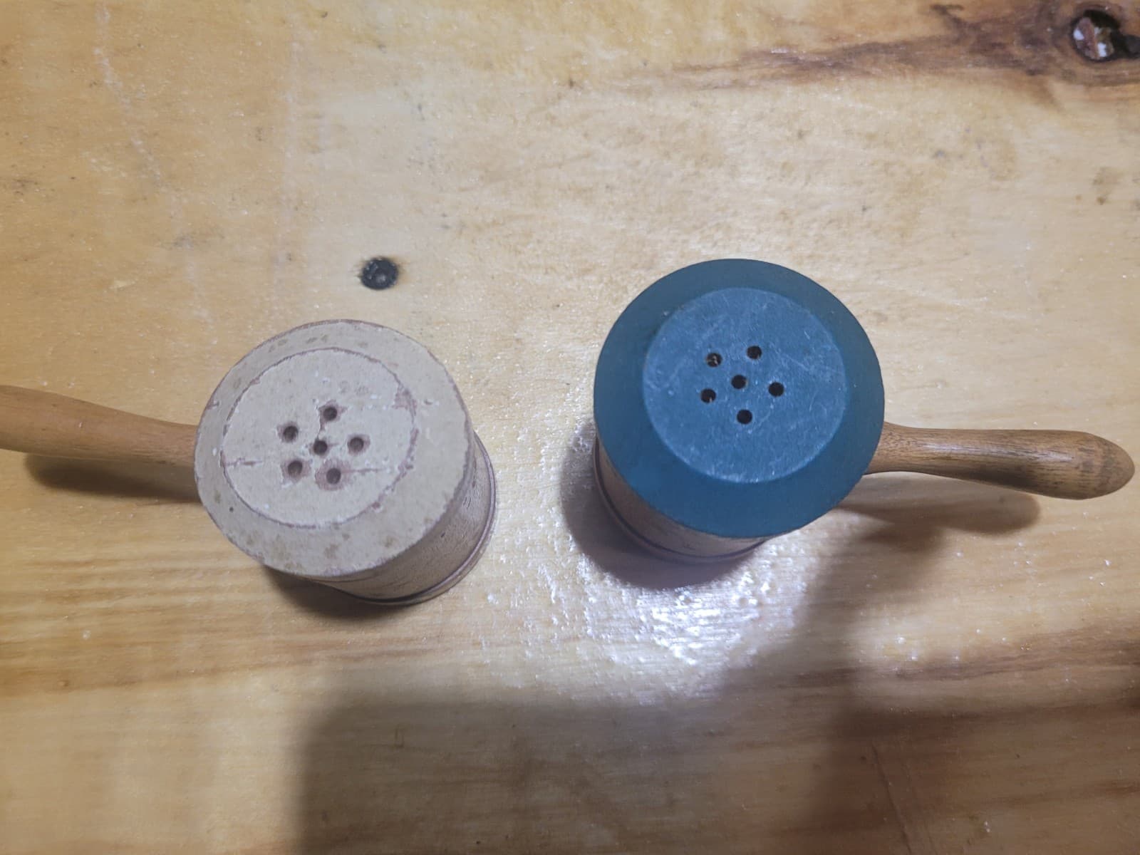 Vintage Wooden Chef Salt & Pepper Shakers – Farmhouse Kitchen Decor - Thumbnail 4
