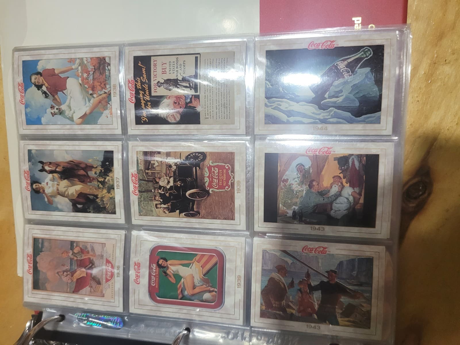 Vintage Coca-Cola Collectors Cards Binder + Sealed Pack + Bonus Collectibles - Thumbnail 8