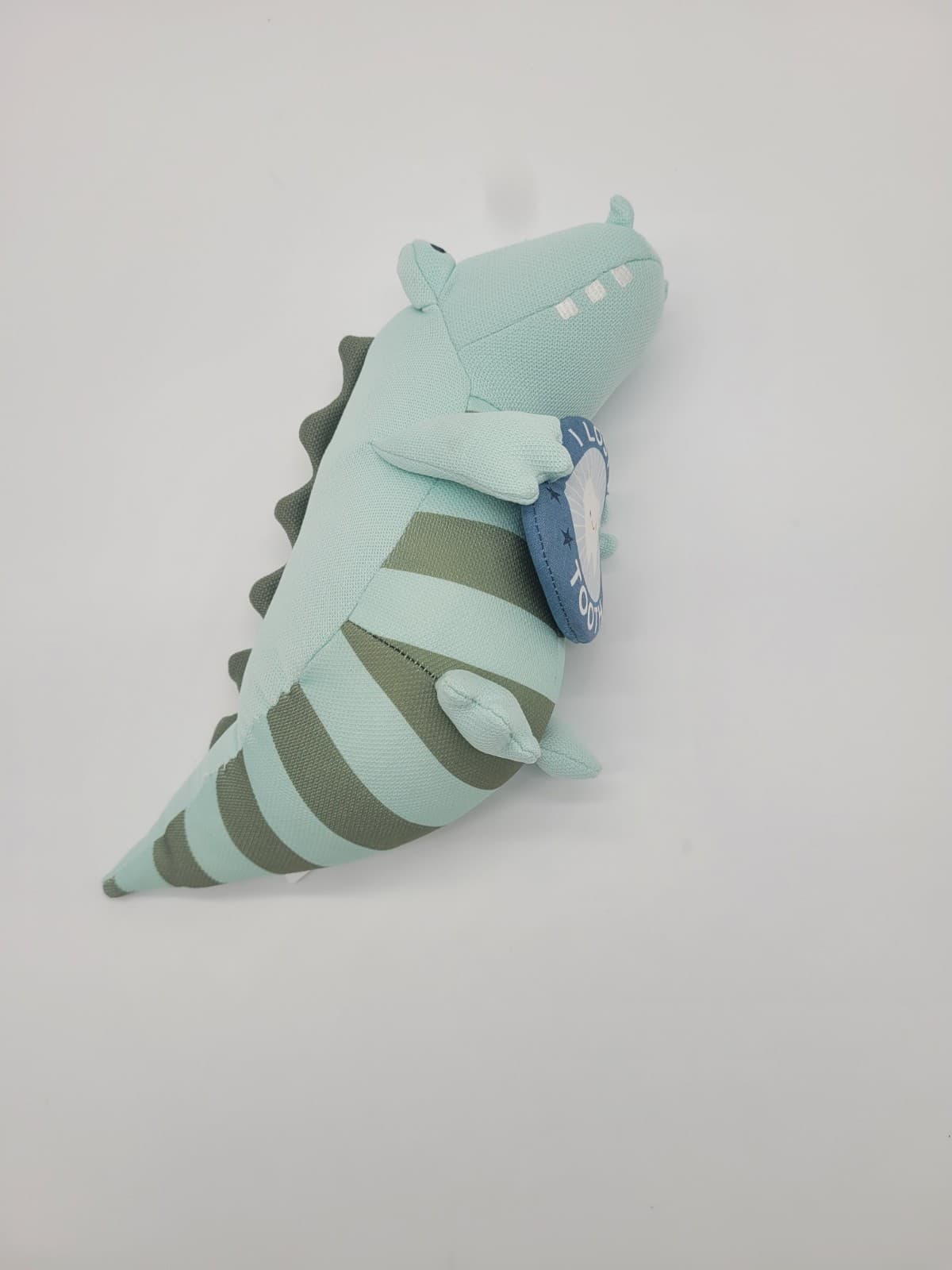 Pillowfort 12" Mint Green Alligator I LOST A TOOTH Kids' Plush Milestone Animal - Thumbnail 2