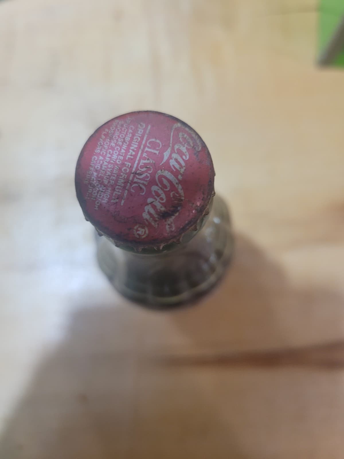 Vintage Coca-Cola 6½ oz Green Glass Bottle with Original Cap (1958) – Full Bottl - Thumbnail 5