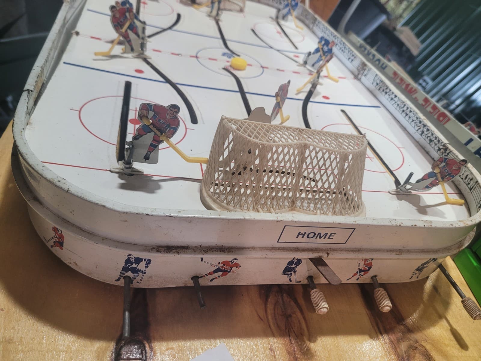 Vintage NHL Pee-Wee Table Hockey Game – Metal Board Game – Made in Canada - Thumbnail 8