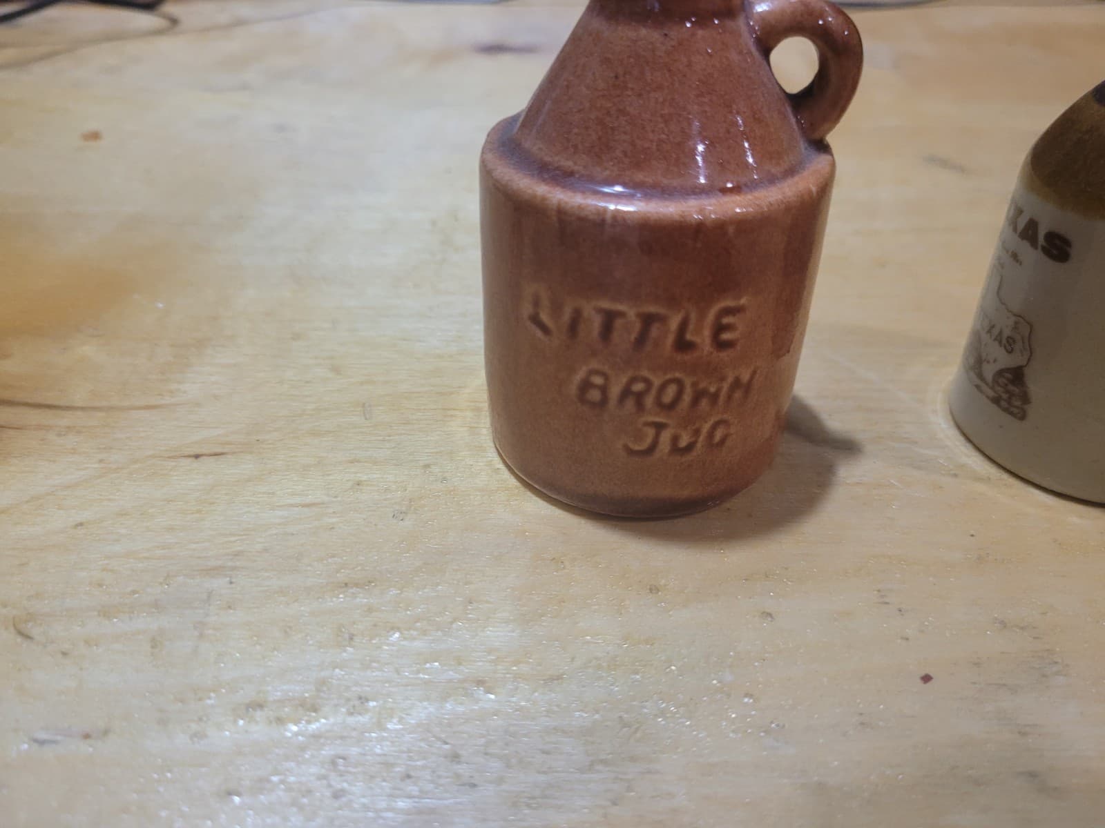 Vintage Miniature Bottle Collection – Little Brown Jug, Texas Stoneware Jug & Fo - Thumbnail 2