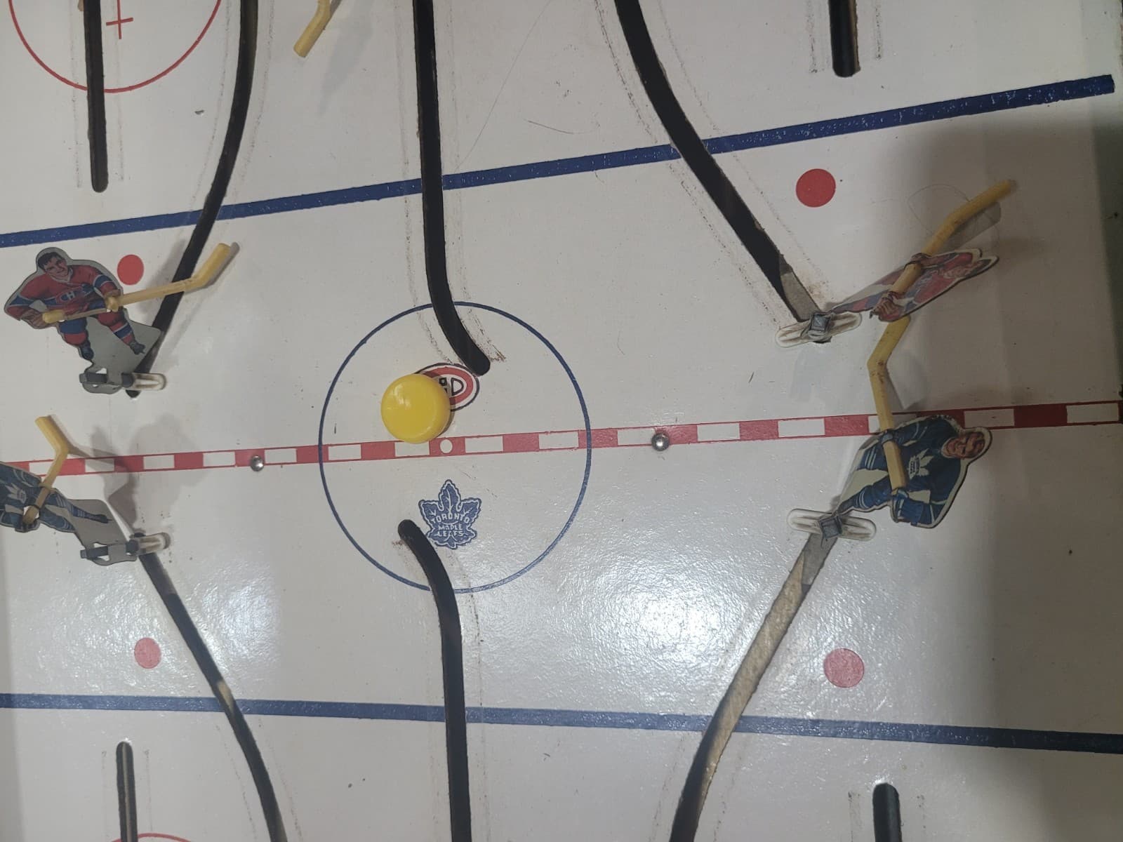 Vintage NHL Pee-Wee Table Hockey Game – Metal Board Game – Made in Canada - Thumbnail 5