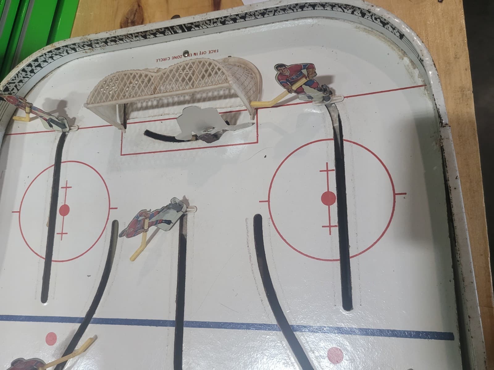 Vintage NHL Pee-Wee Table Hockey Game – Metal Board Game – Made in Canada - Thumbnail 6