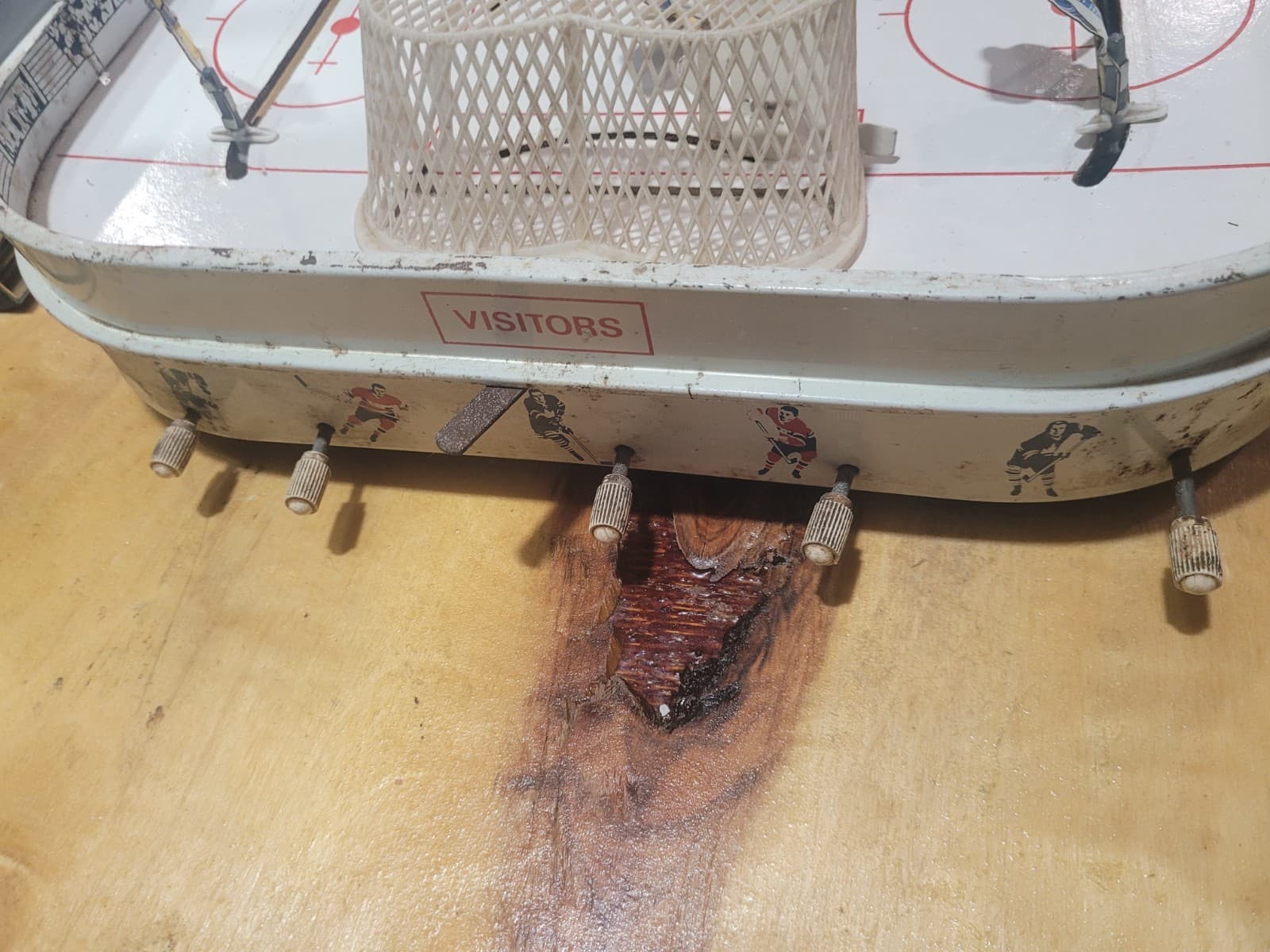 Vintage NHL Pee-Wee Table Hockey Game – Metal Board Game – Made in Canada - Thumbnail 7