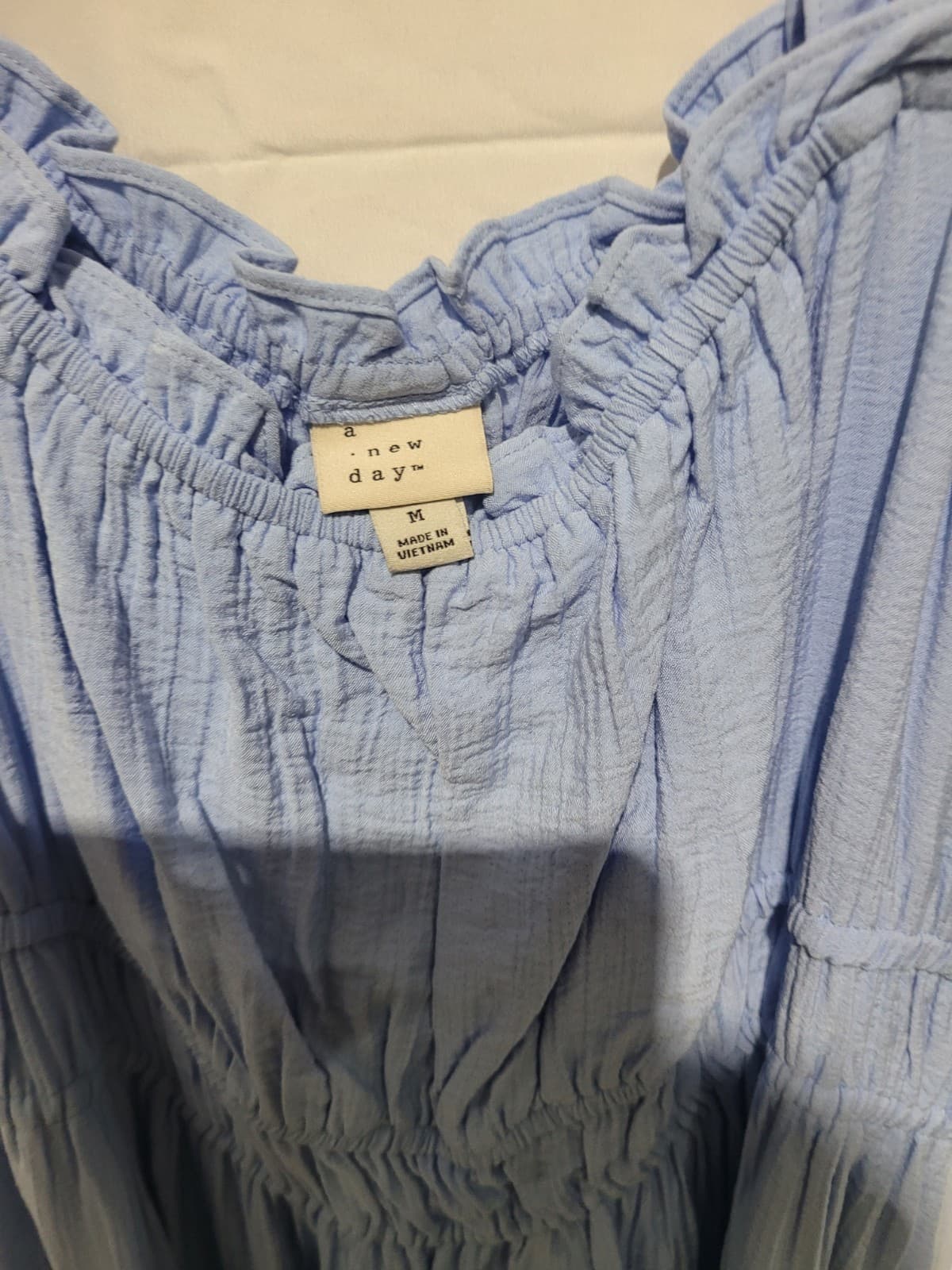 SIZE MEDIUM Blue Dress - Thumbnail 2