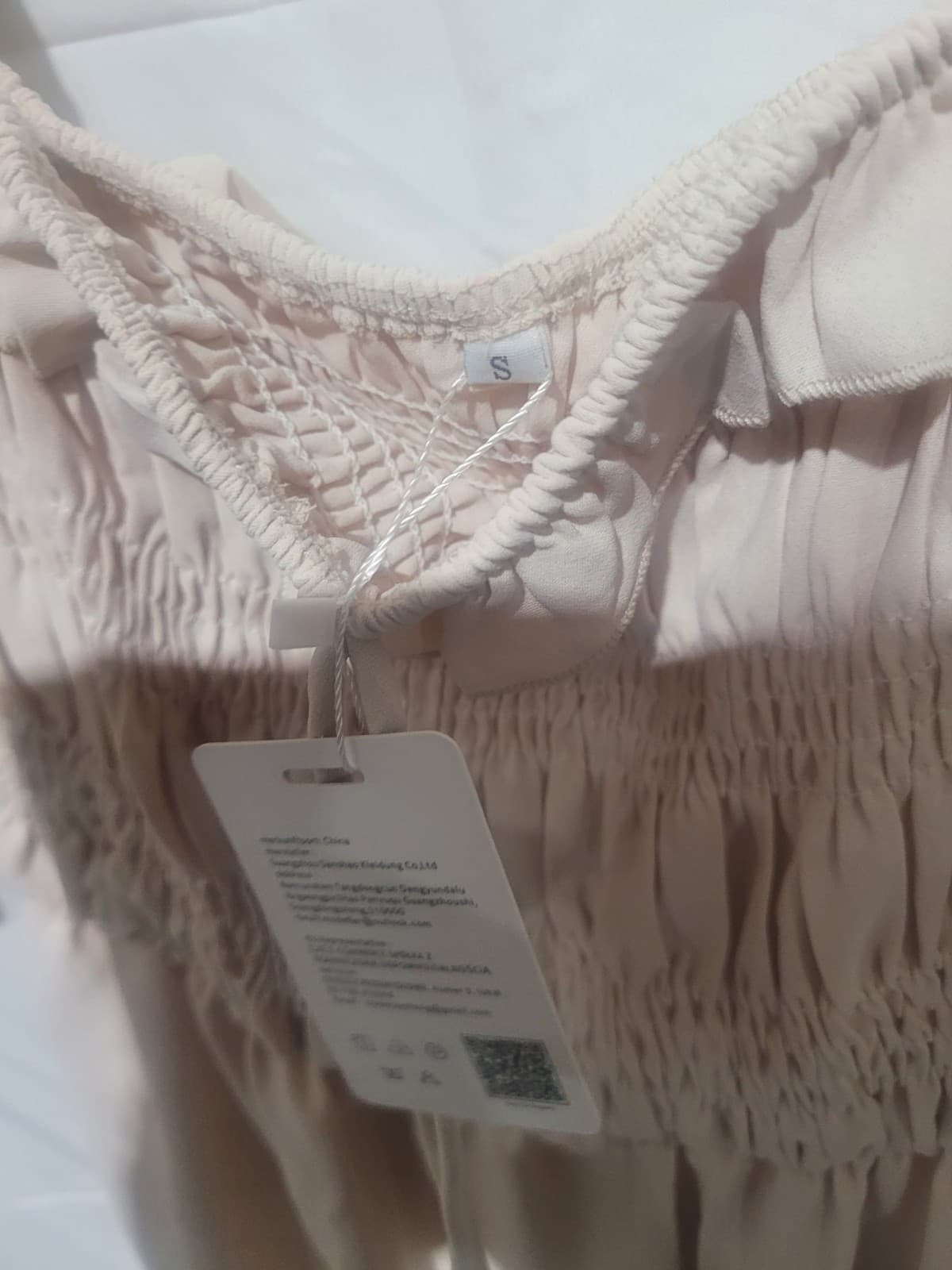 SIZE SMALL Cream Dress - Thumbnail 2