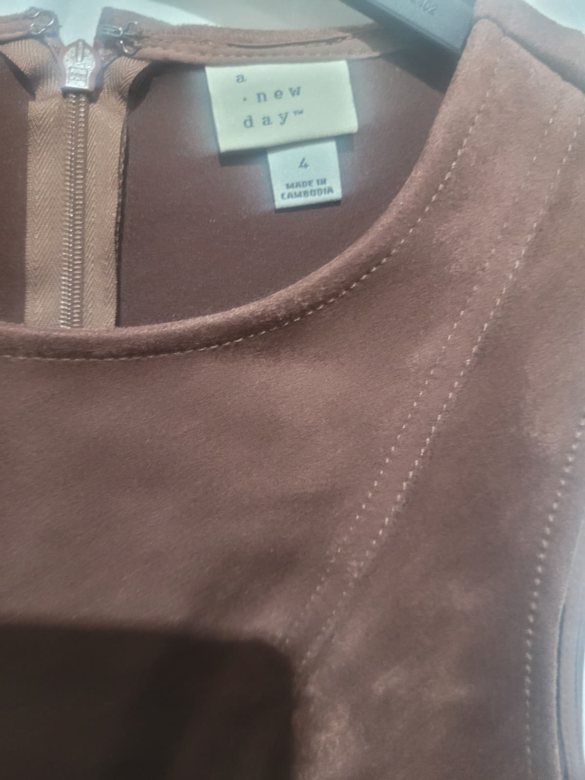 SIZE 4 Brown Dress - Thumbnail 2