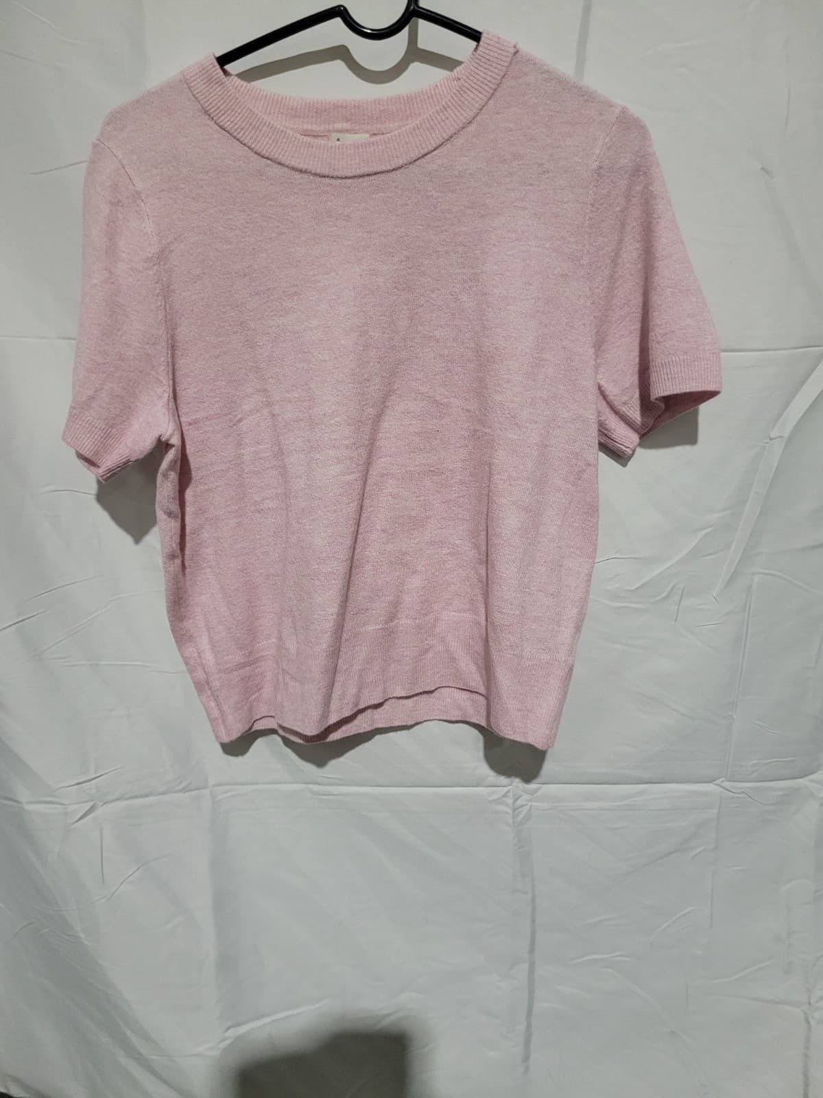 SIZE MEDIUM Black Half Shirt Crop Top - Thumbnail 2