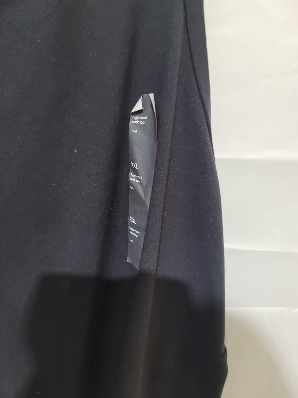 SIZE XL Black Tank Top - Thumbnail 2