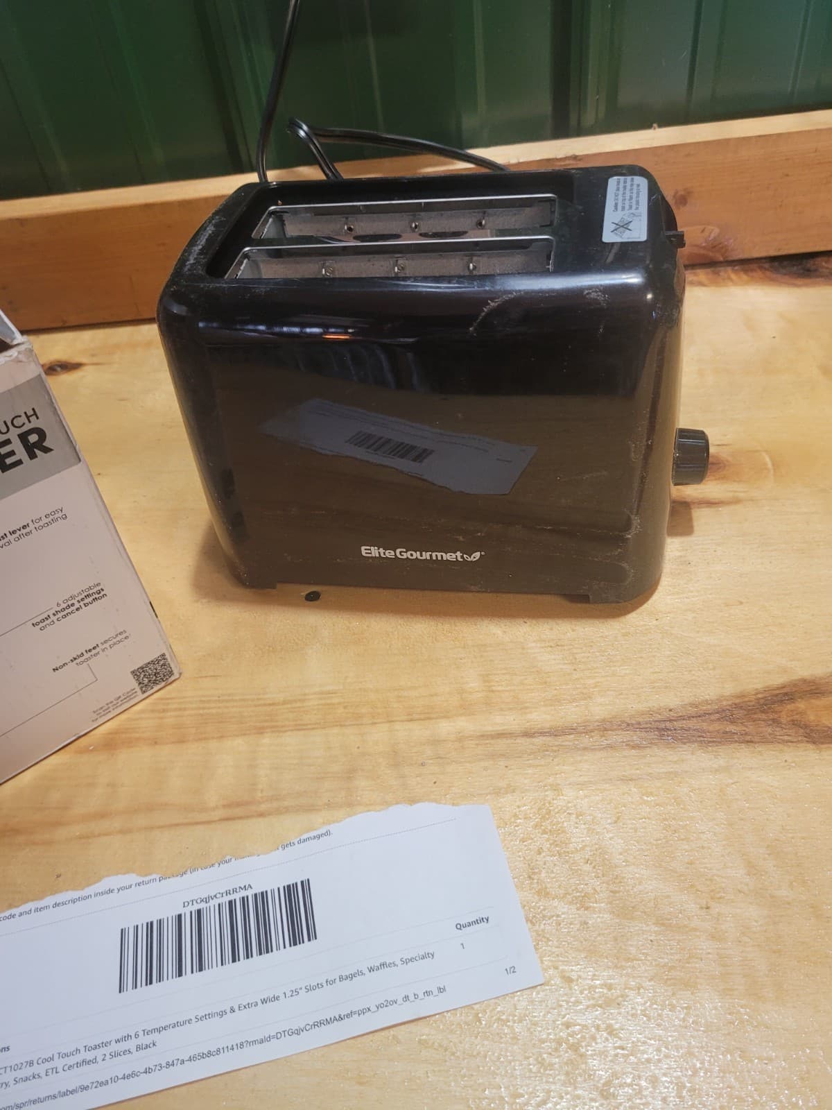 Elite Gourmet 2 slice cool touch Toaster - Thumbnail 3