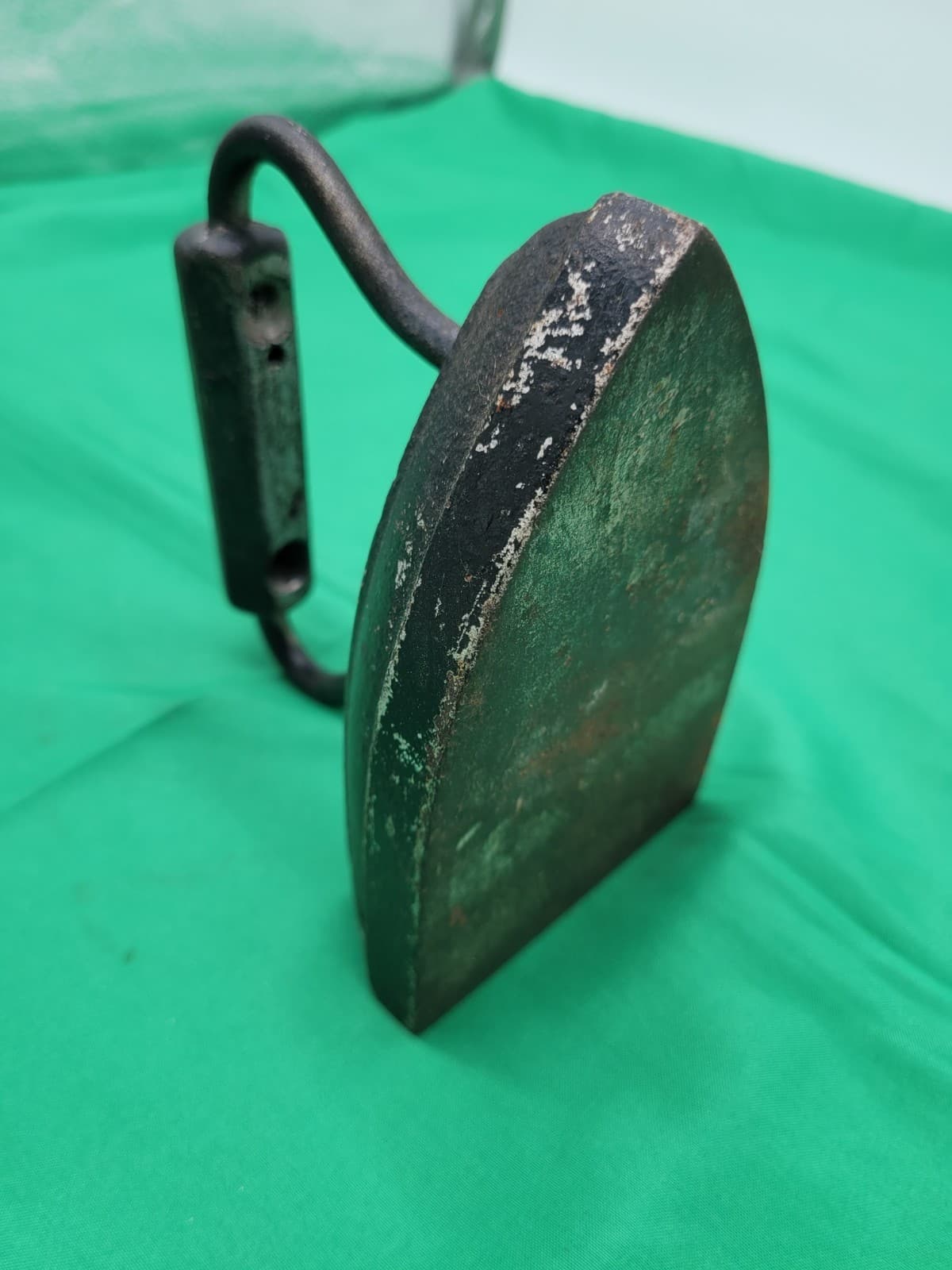 Vintage Cast Iron Sad Iron Flat Iron No. 5 Primitive Laundry Decor Antique - Thumbnail 5