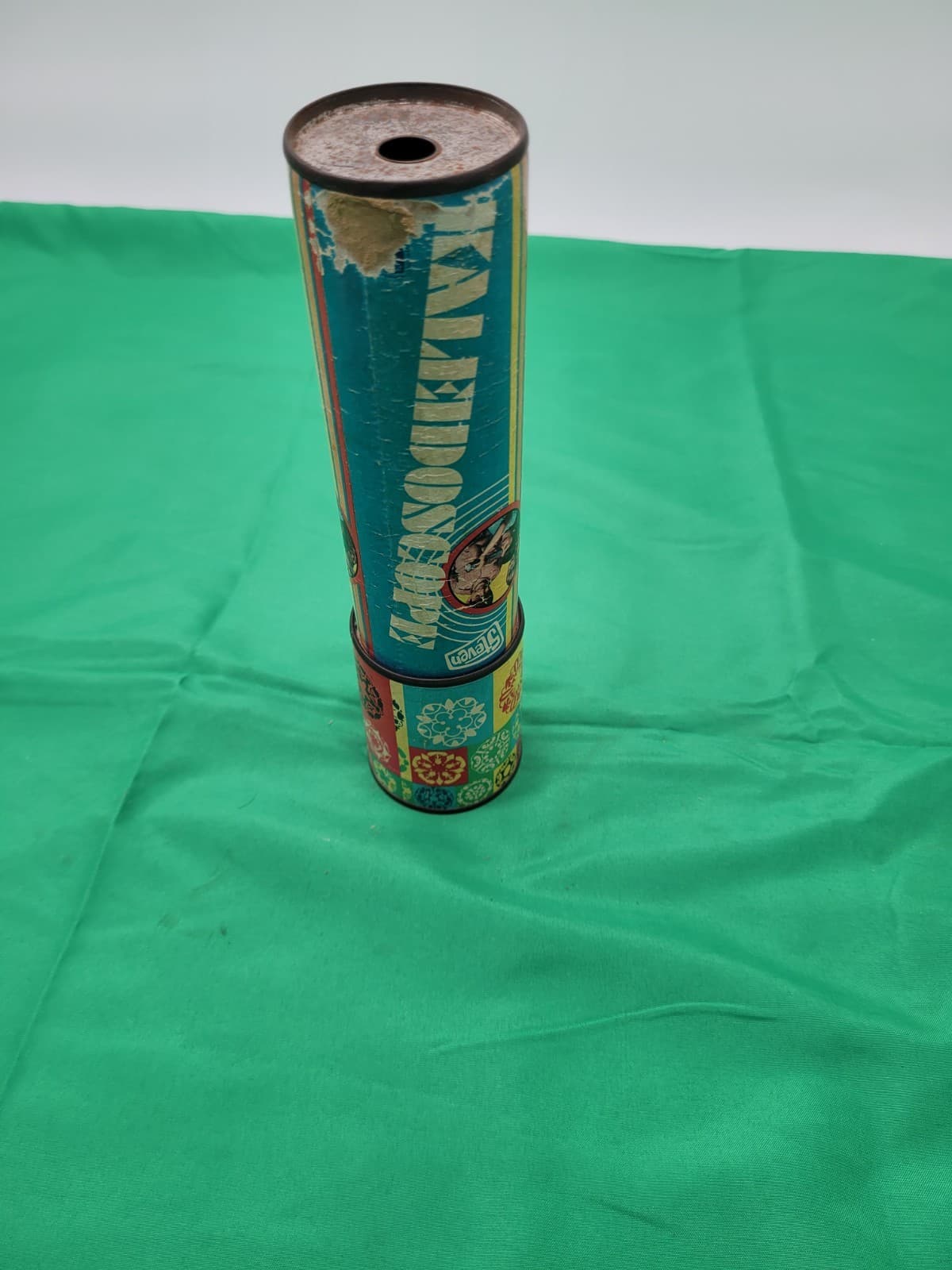 Vintage Steven Kaleidoscope Tin Toy Color Changing Tube Retro 1970s Toy - Thumbnail 7