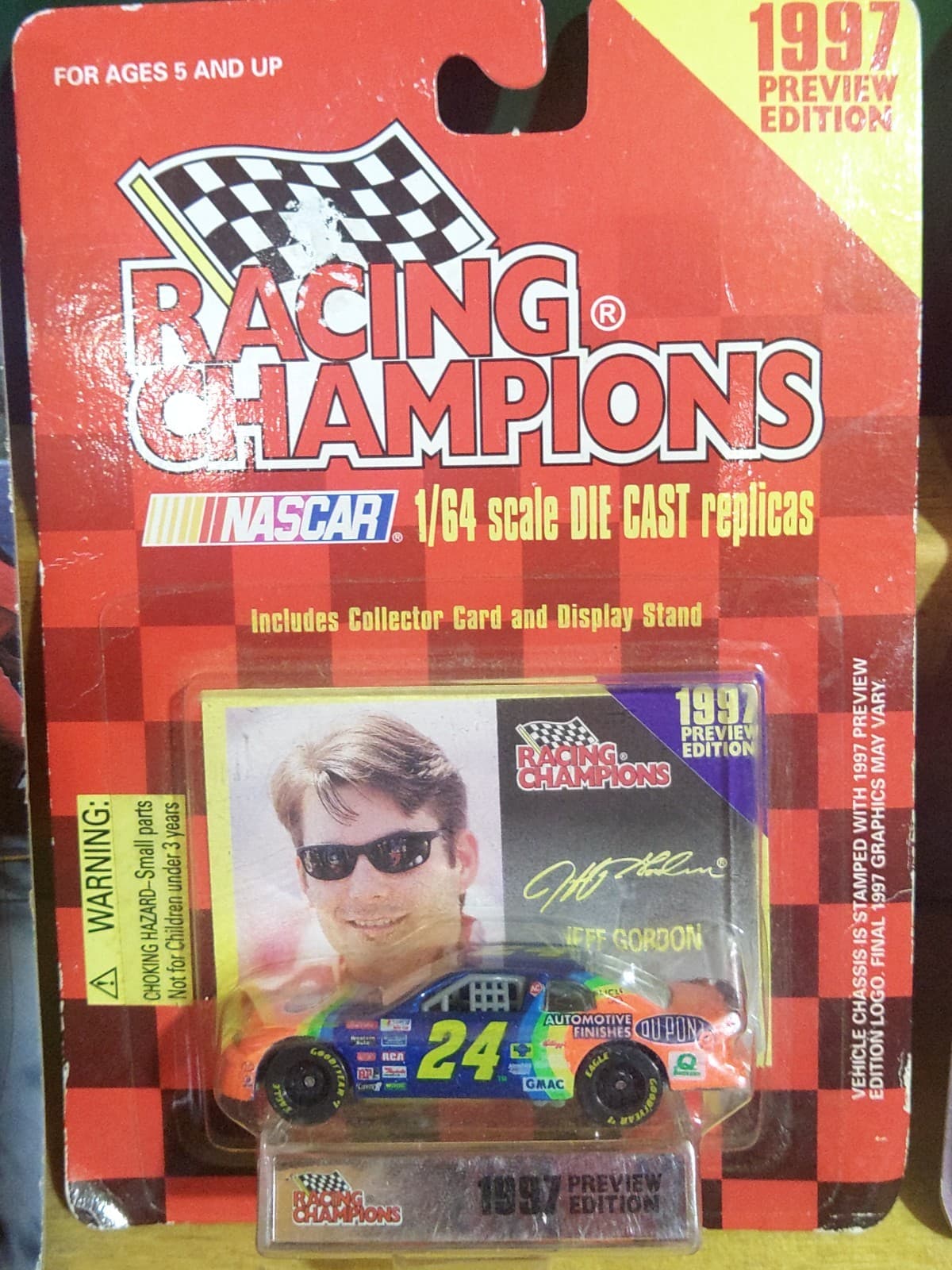 NASCAR 1:64 Die-Cast Collection – 5 Sealed Cars | Jeff Gordon, Dale Earnhardt, J - Thumbnail 3