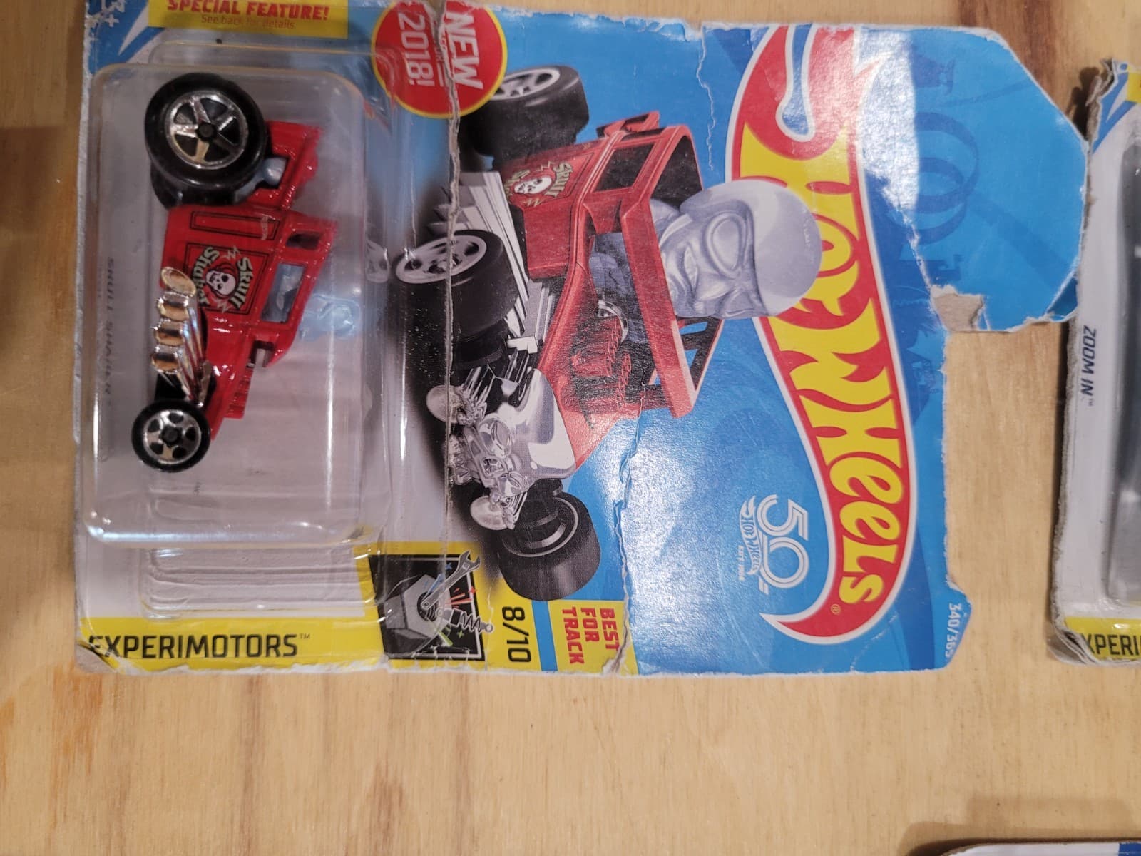 Hot Wheels Experimotors Lot – 6 Sealed Cars – Draggin' Wagon, Coupe Clip, Skull - Thumbnail 5