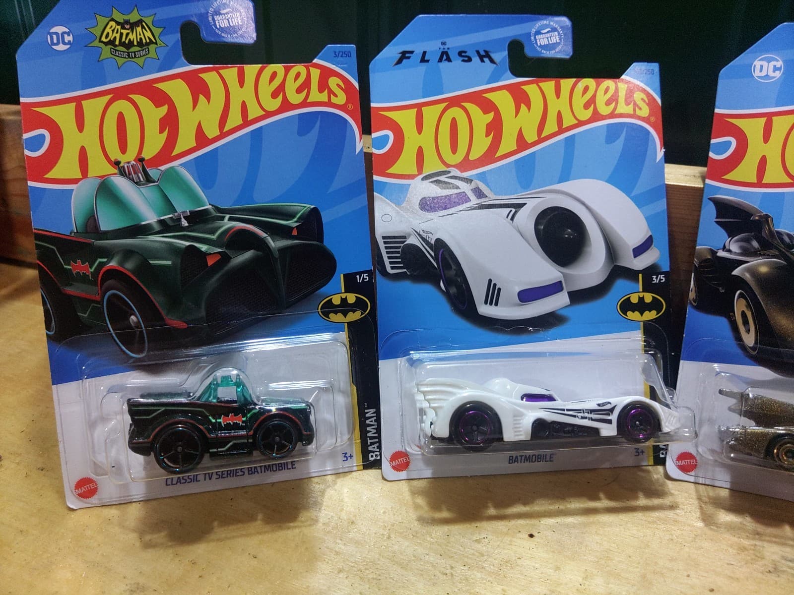 Hot Wheels Batman Batmobile Collection – 5 Sealed Cars + Jada Nano Batman Set - Thumbnail 2