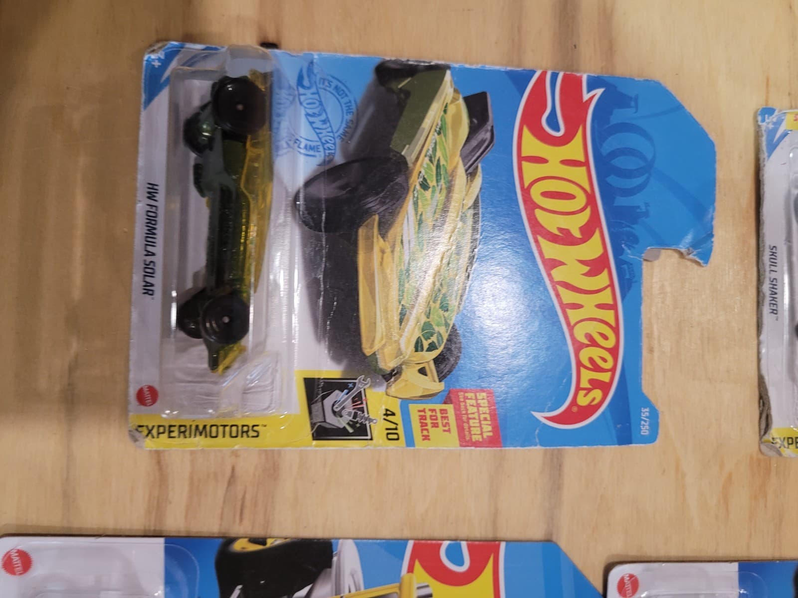 Hot Wheels Experimotors Lot – 6 Sealed Cars – Draggin' Wagon, Coupe Clip, Skull - Thumbnail 6