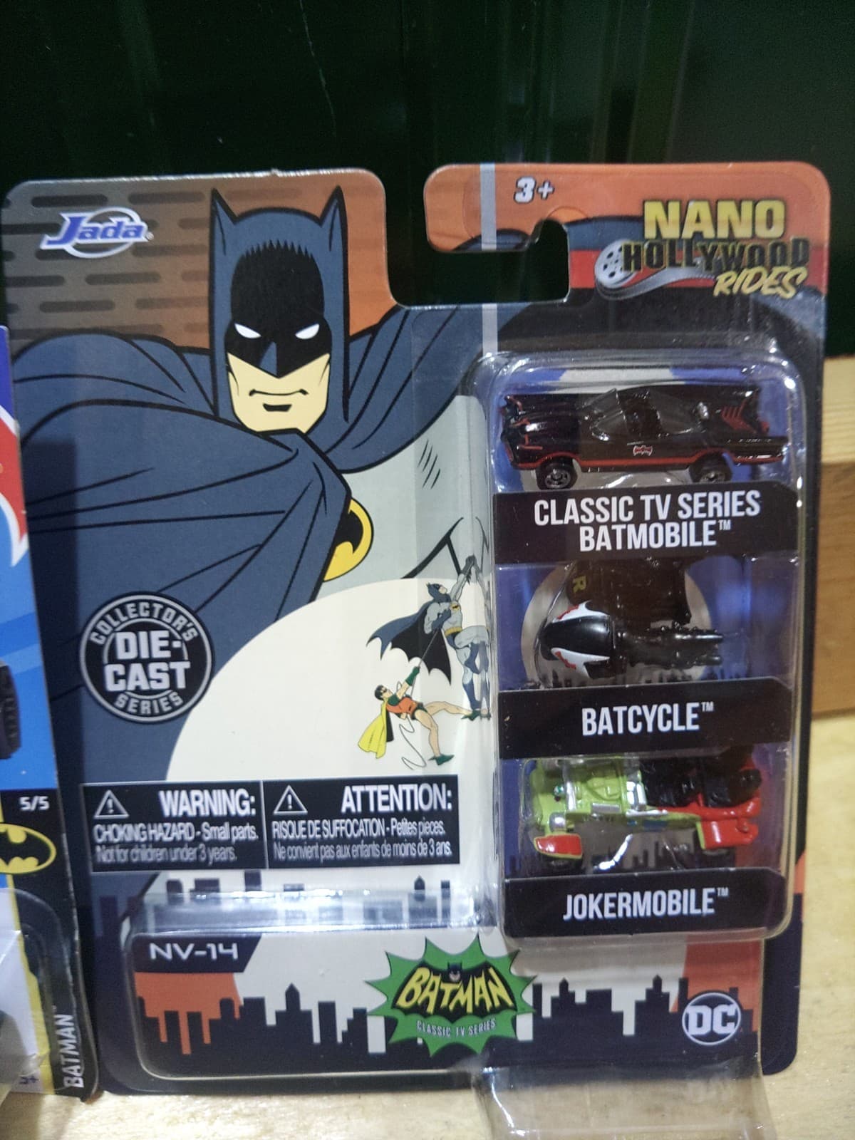 Hot Wheels Batman Batmobile Collection – 5 Sealed Cars + Jada Nano Batman Set - Thumbnail 4