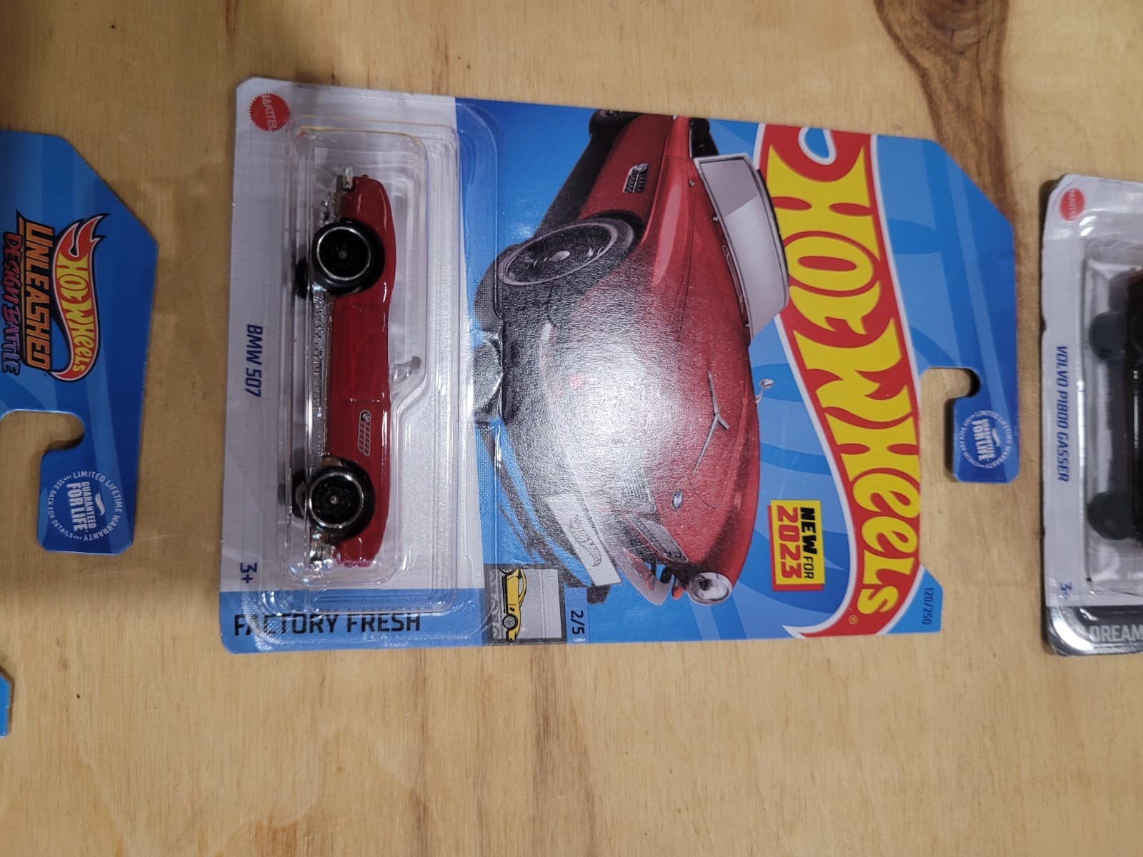 Hot Wheels Lot – Volvo P1800 Gasser, BMW 507, Rodger Dodger & More (6 Sealed) - Thumbnail 3