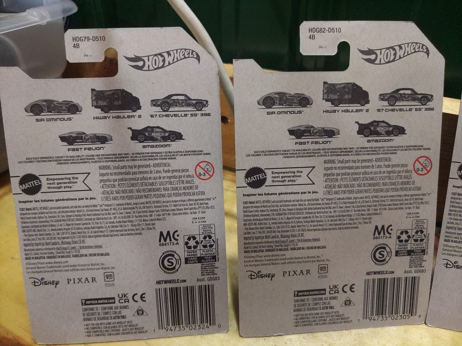 2022 Hot Wheels Disney Pixar LIGHTYEAR (Complete set of 5) - Thumbnail 4
