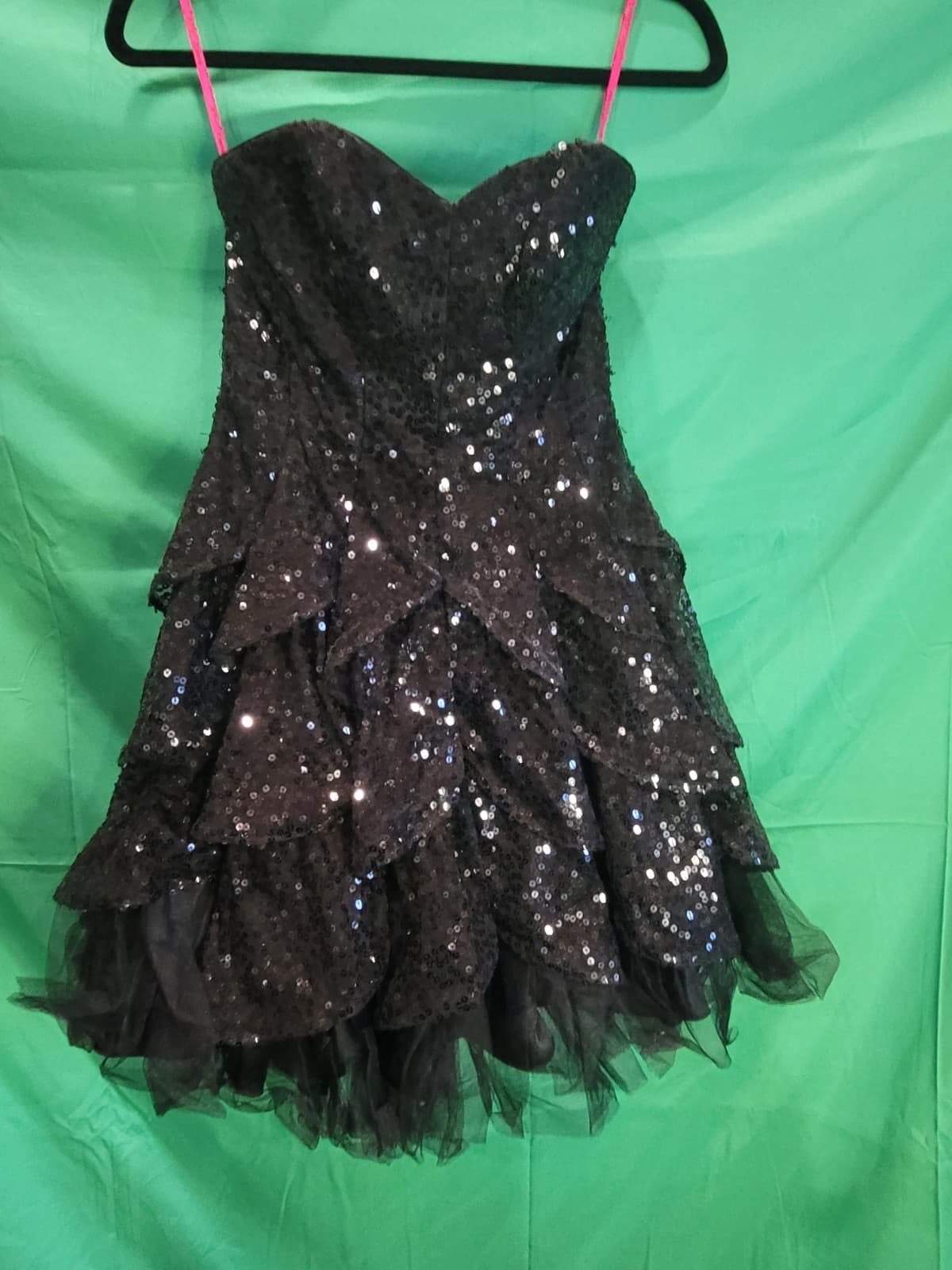 Betsey Johnson Black Sequin Party Dress – Size 0 - Thumbnail 2
