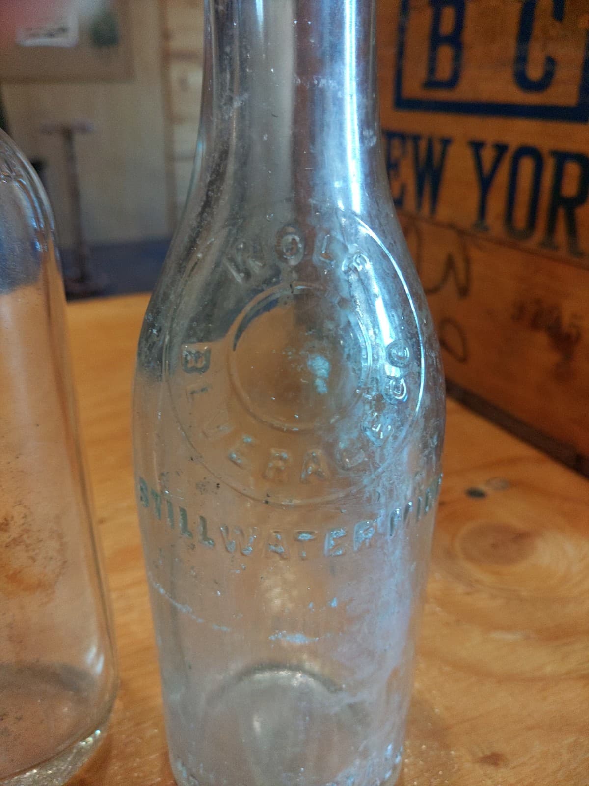 Antique Embossed Glass Bottle Lot – Stillwater, MN, House of Three Sons & Kolo B - Thumbnail 4