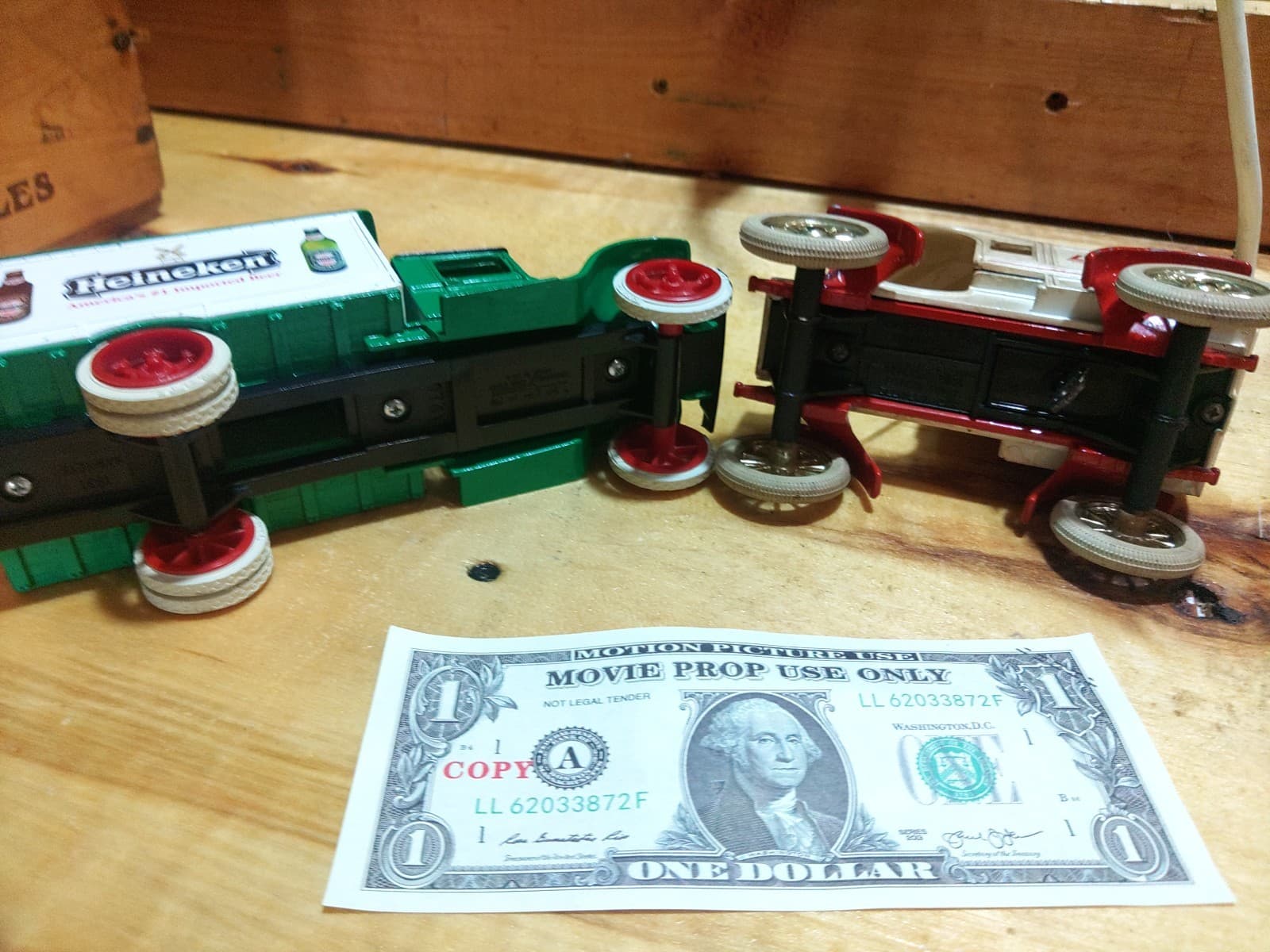 Two Vintage Die-Cast Metal Coin Banks - Thumbnail 4