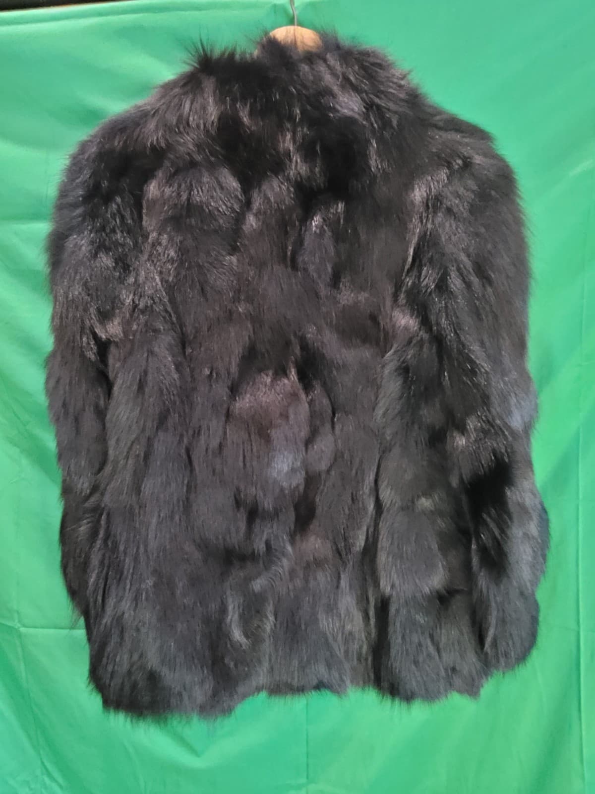 Vintage Genuine Black Fox Fur Coat – Kosman Ali Finland – Women's Luxury Fur - Thumbnail 5