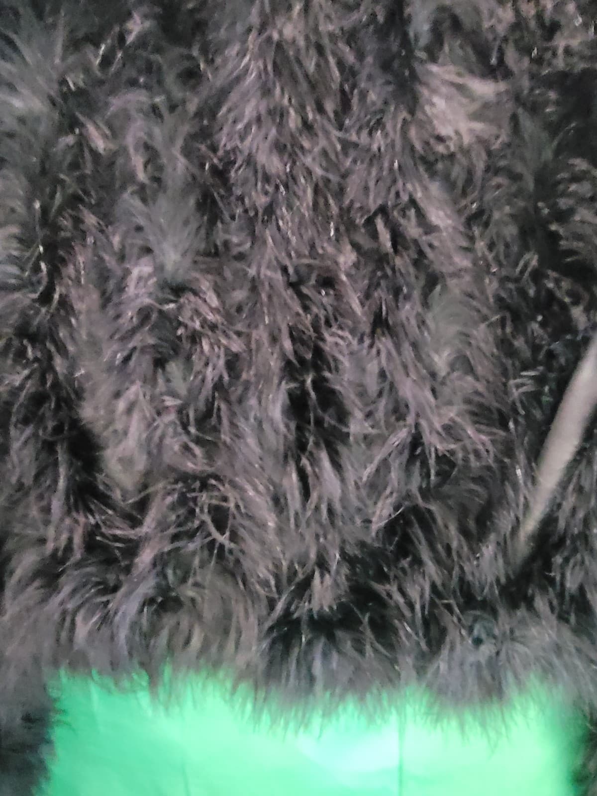Vintage Black Feather Jacket / Bolero – Glam Evening Shrug – One Size - Thumbnail 3