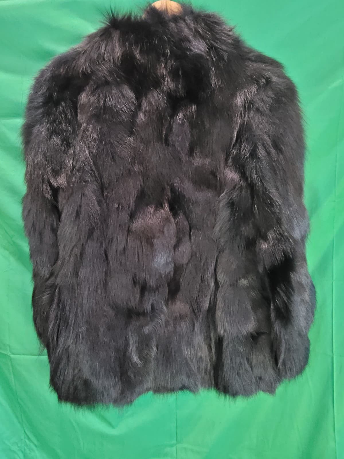 Vintage Genuine Black Fox Fur Coat – Kosman Ali Finland – Women's Luxury Fur - Thumbnail 6