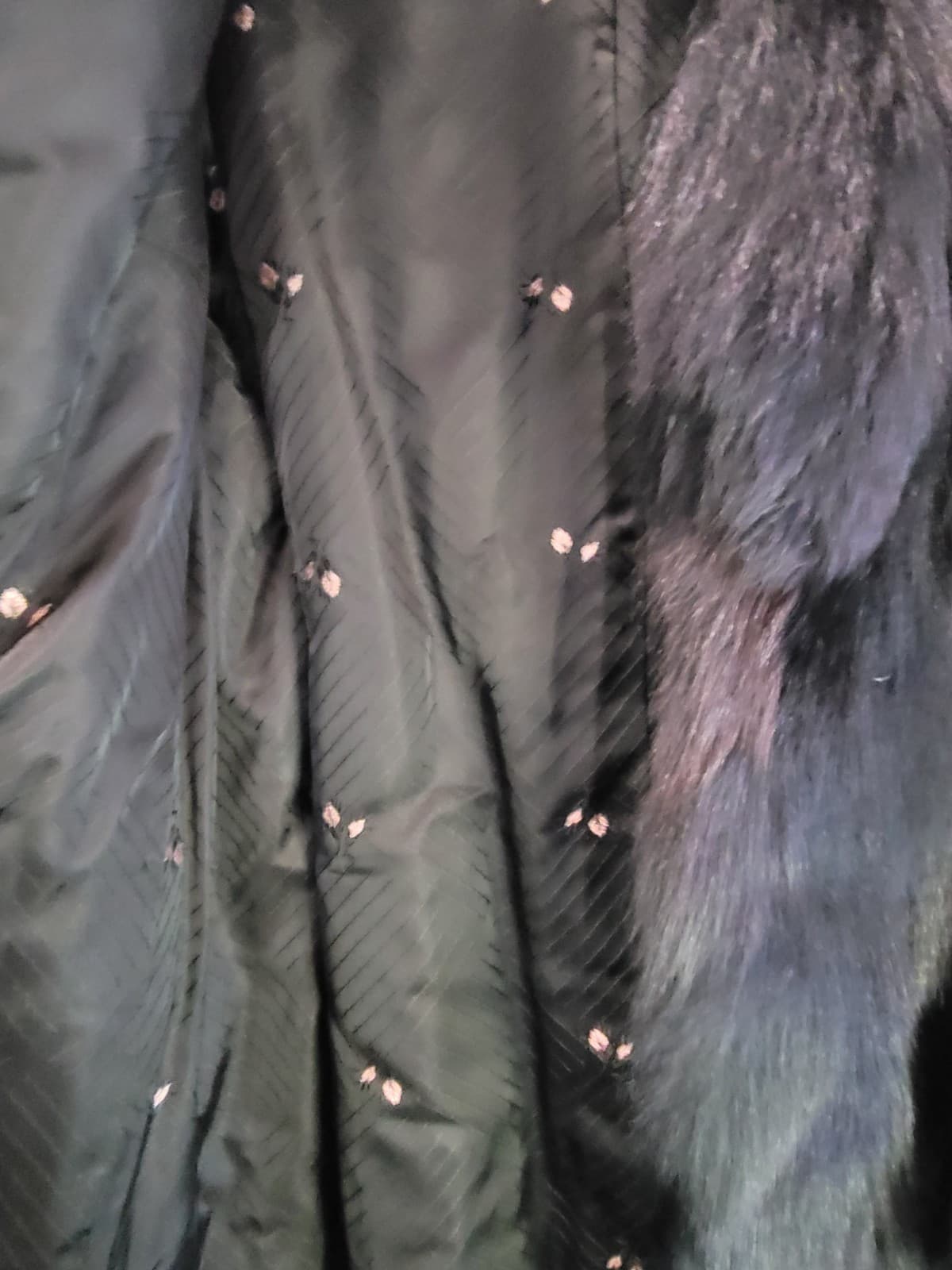 Vintage Genuine Black Fox Fur Coat – Kosman Ali Finland – Women's Luxury Fur - Thumbnail 8