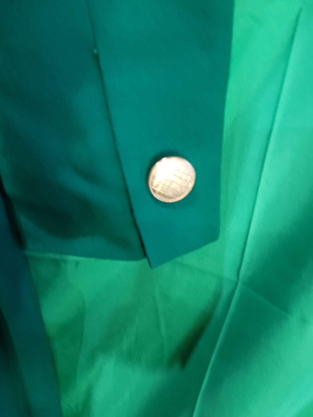 : Vintage Rasper for A.S.L. Emerald Green Double-Breasted Dress - Thumbnail 5