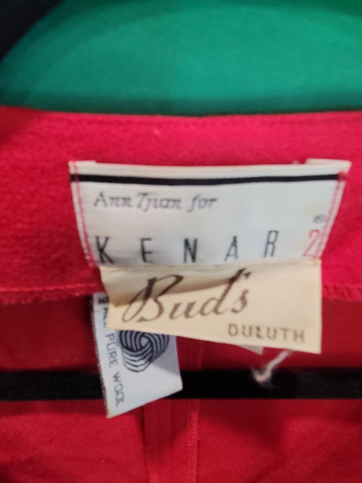 Vintage Kenar 100% Wool Button Front Dress – Women's Size 8 - Thumbnail 6