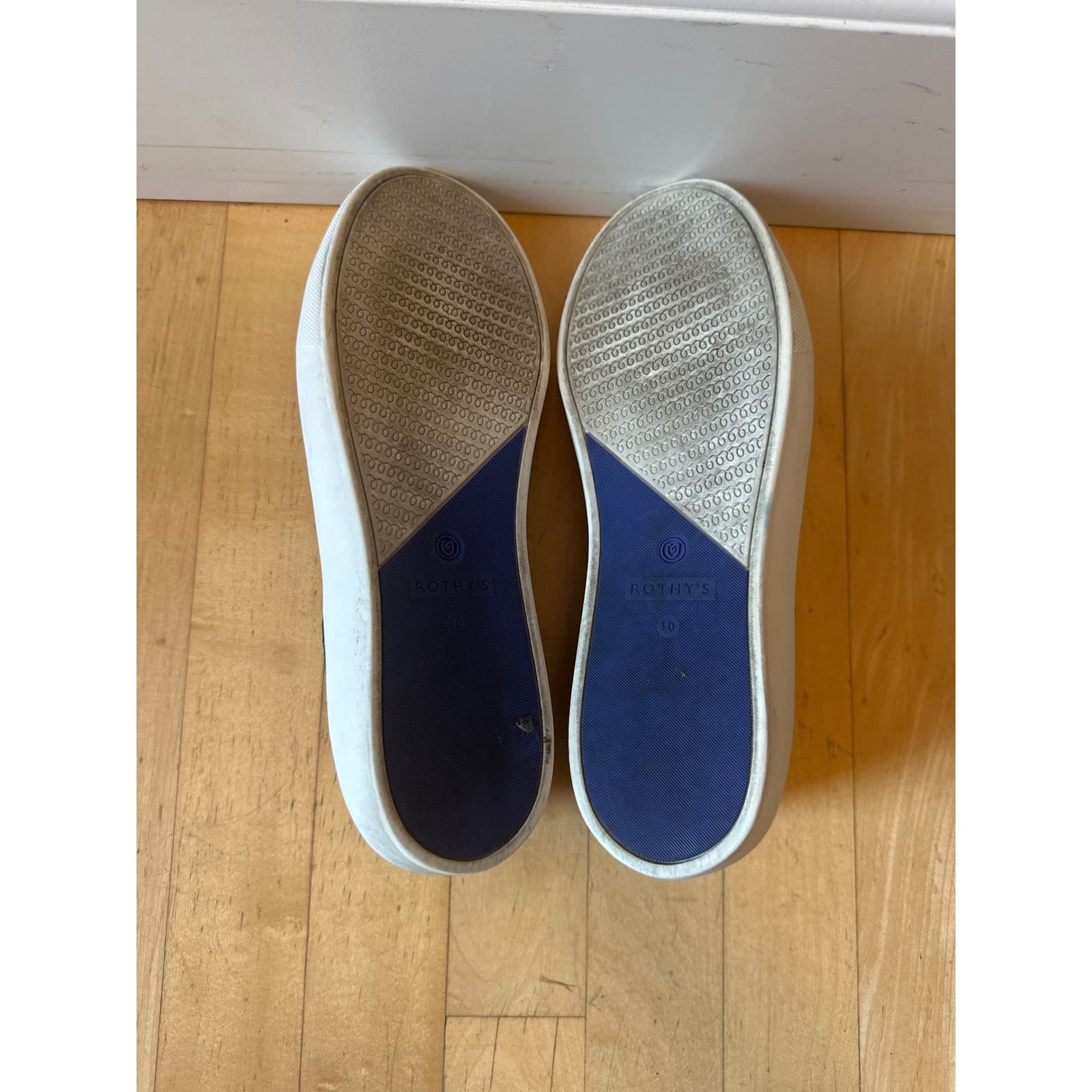 Rothys The Sneaker Grey Camo Slip On Knit Shoes Womens Size 10 - Thumbnail 6
