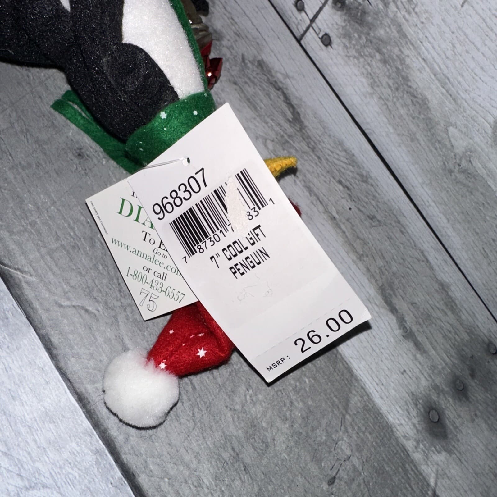 Annalee Dolls Christmas Collection – Cool Gift Penguin 7" 968307 2007 - Thumbnail 10