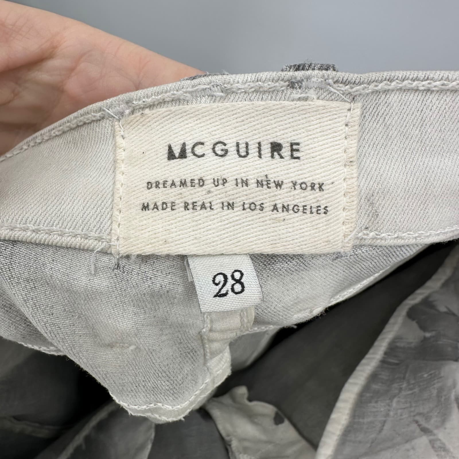 McGuire Newton Skinny Gray Jeans Size 28 - Thumbnail 5