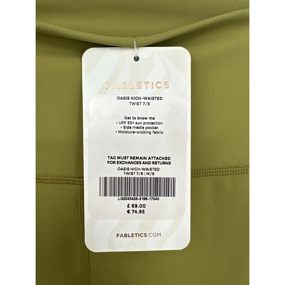 Fabletics Oasis High Waist Twist 7/8 Leggings Sz M - Thumbnail 4