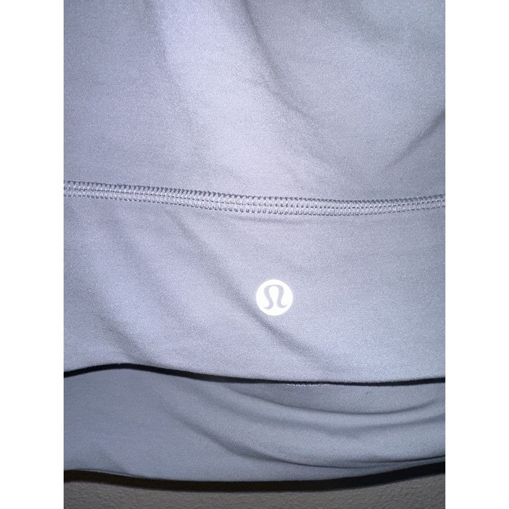 Lululemon Align Asymmetrical Sports Bra Gray Athletic Workout Yoga Training 14 - Thumbnail 3
